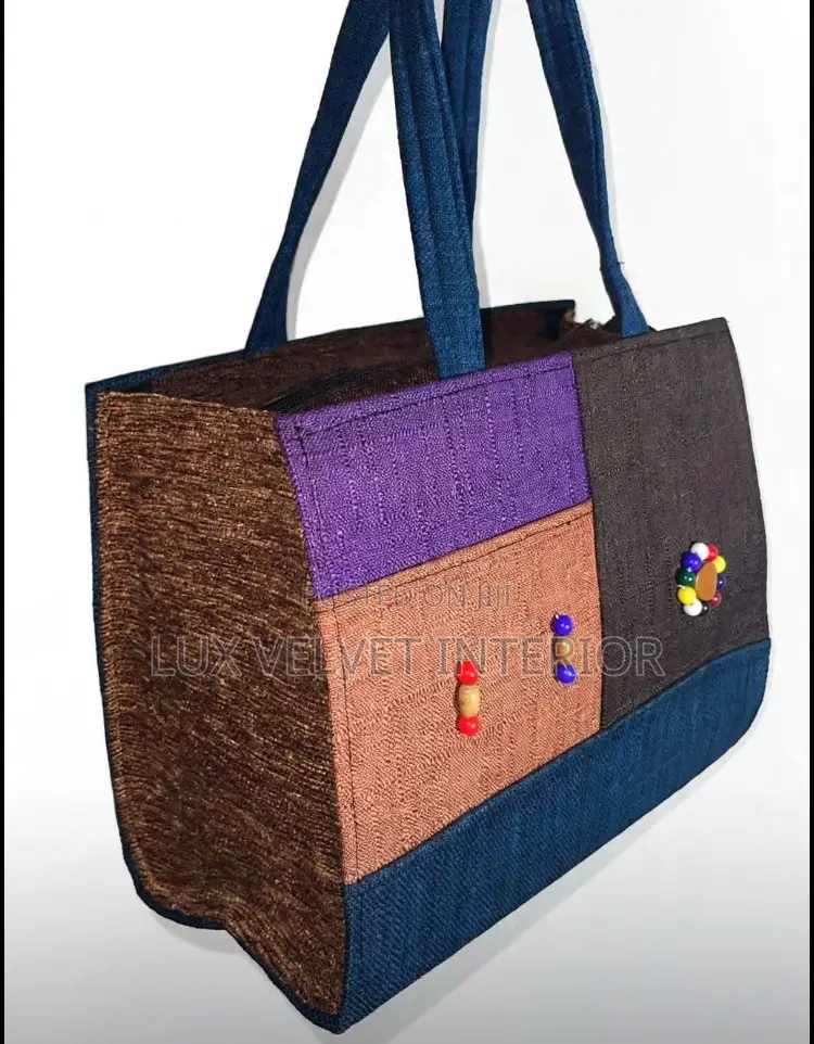 Classic Jute Tote Bag Handmade - Ladies Fashion