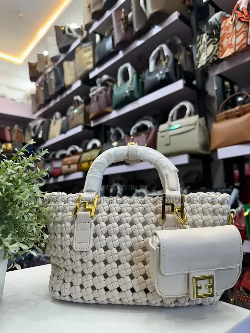 Luxury Woven Handbag Set