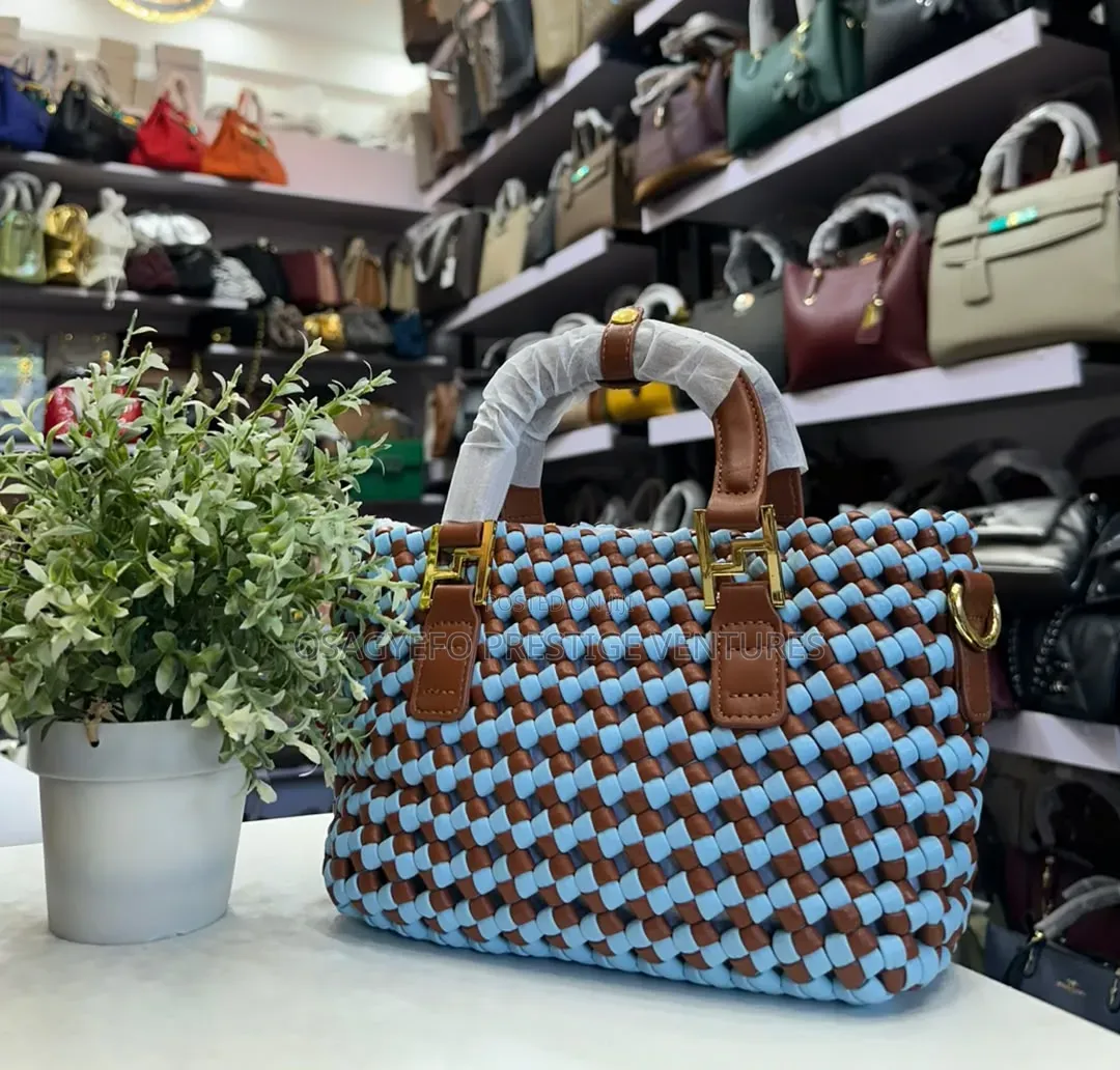 Luxury Woven Handbag Set