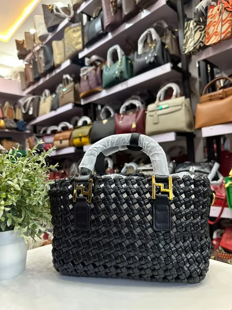 Luxury Woven Handbag Set