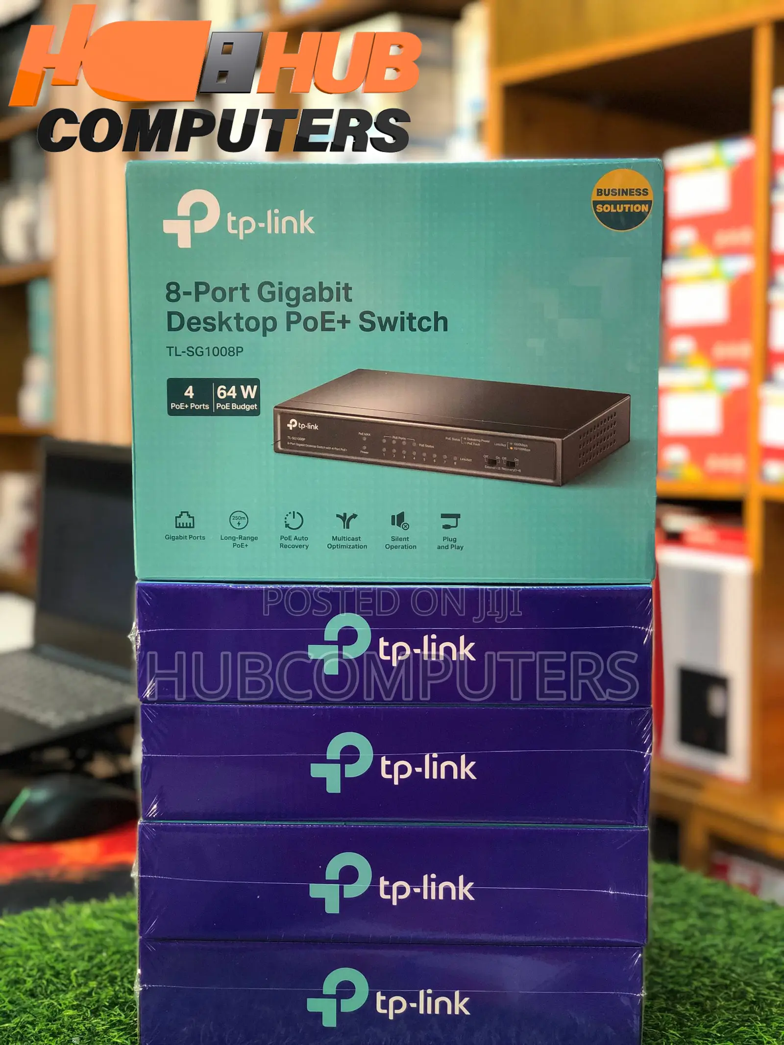 TP-Link TL-SG1008P 8 Port Gigabit Desktop Switch With 4 Ports PoE+