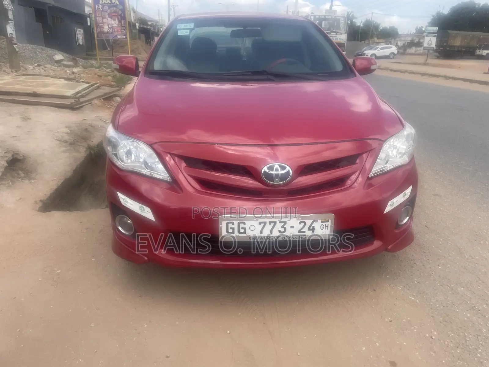 Toyota Corolla Base 4dr Sedan (1.8L 4cyl 5M) 2010 Red