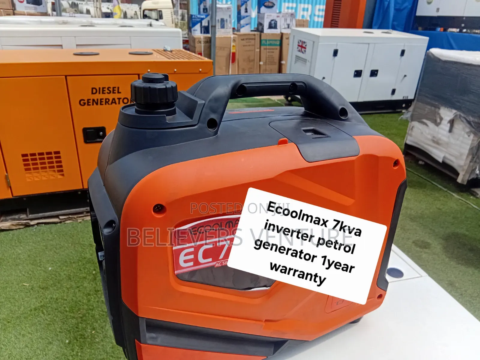 Ecoolmax 7KVA Petrol Generator – Dependable Power Anytime