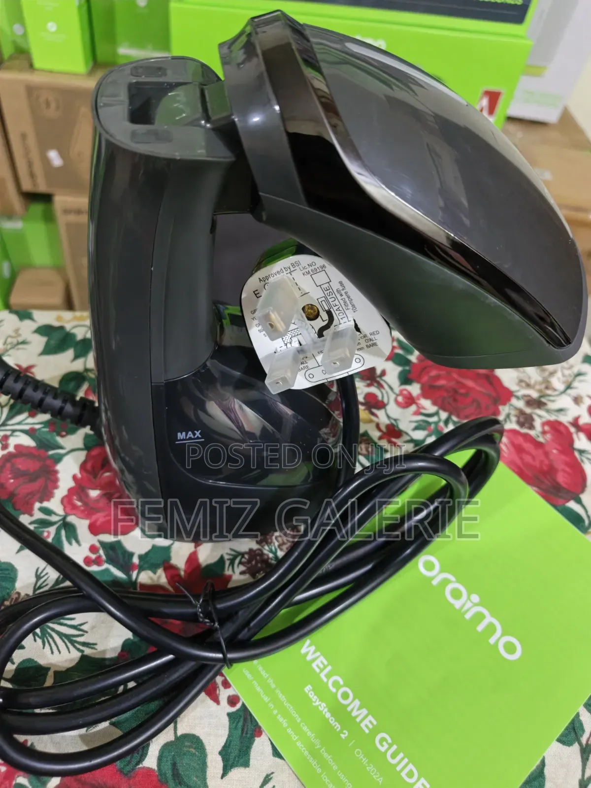 Oraimo EasySteam 2 Foldable Portable Handheld Steamer