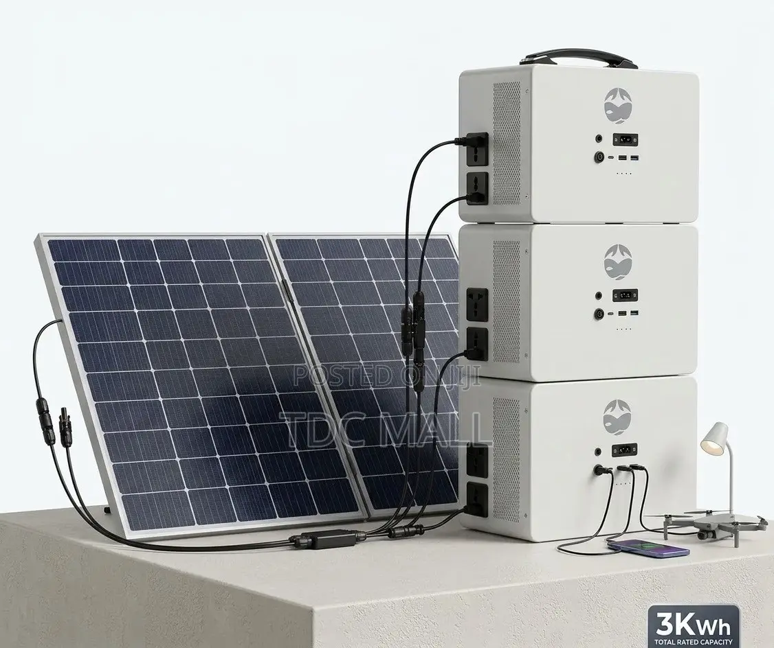 1kwh Solar Energy Storage + Panel for Home Office