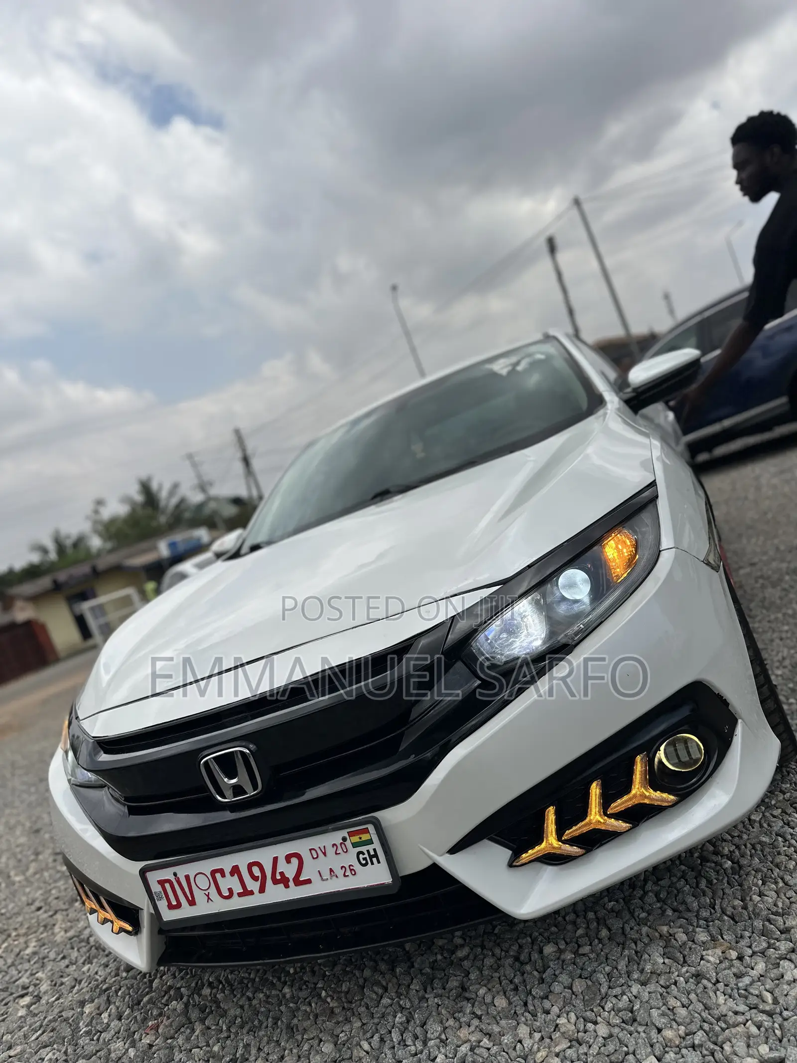 Honda Civic EX-L 4dr Sedan (1.5L 4cyl) 2017 White