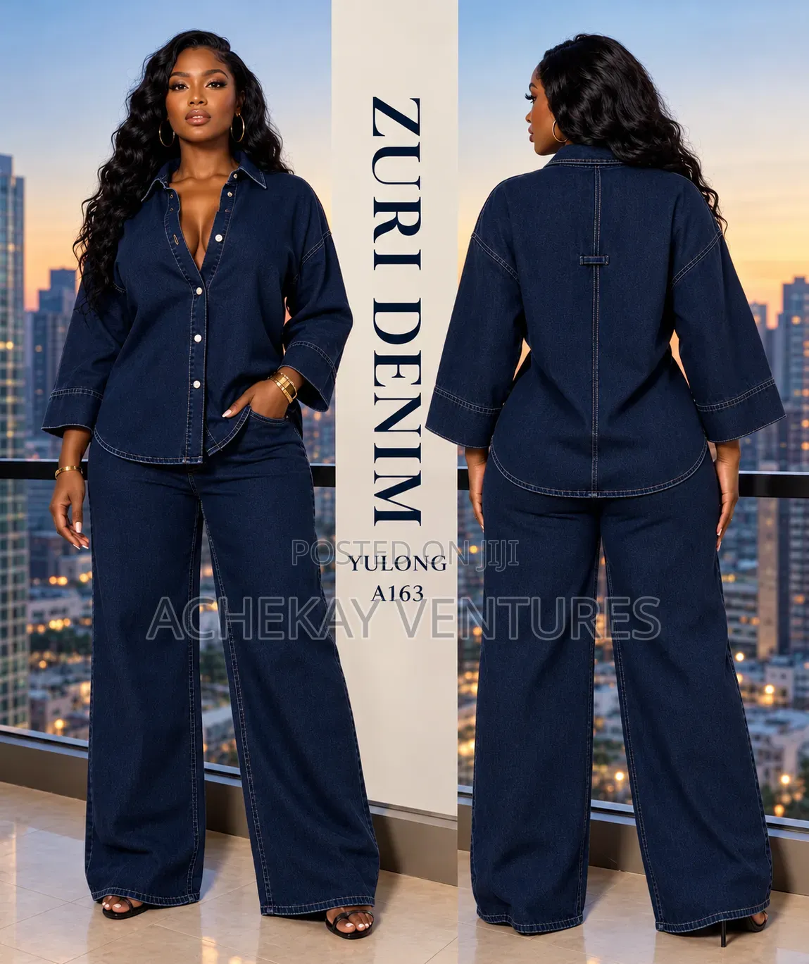 Luxury Ladies Jeanstop and Down the Size XXXL