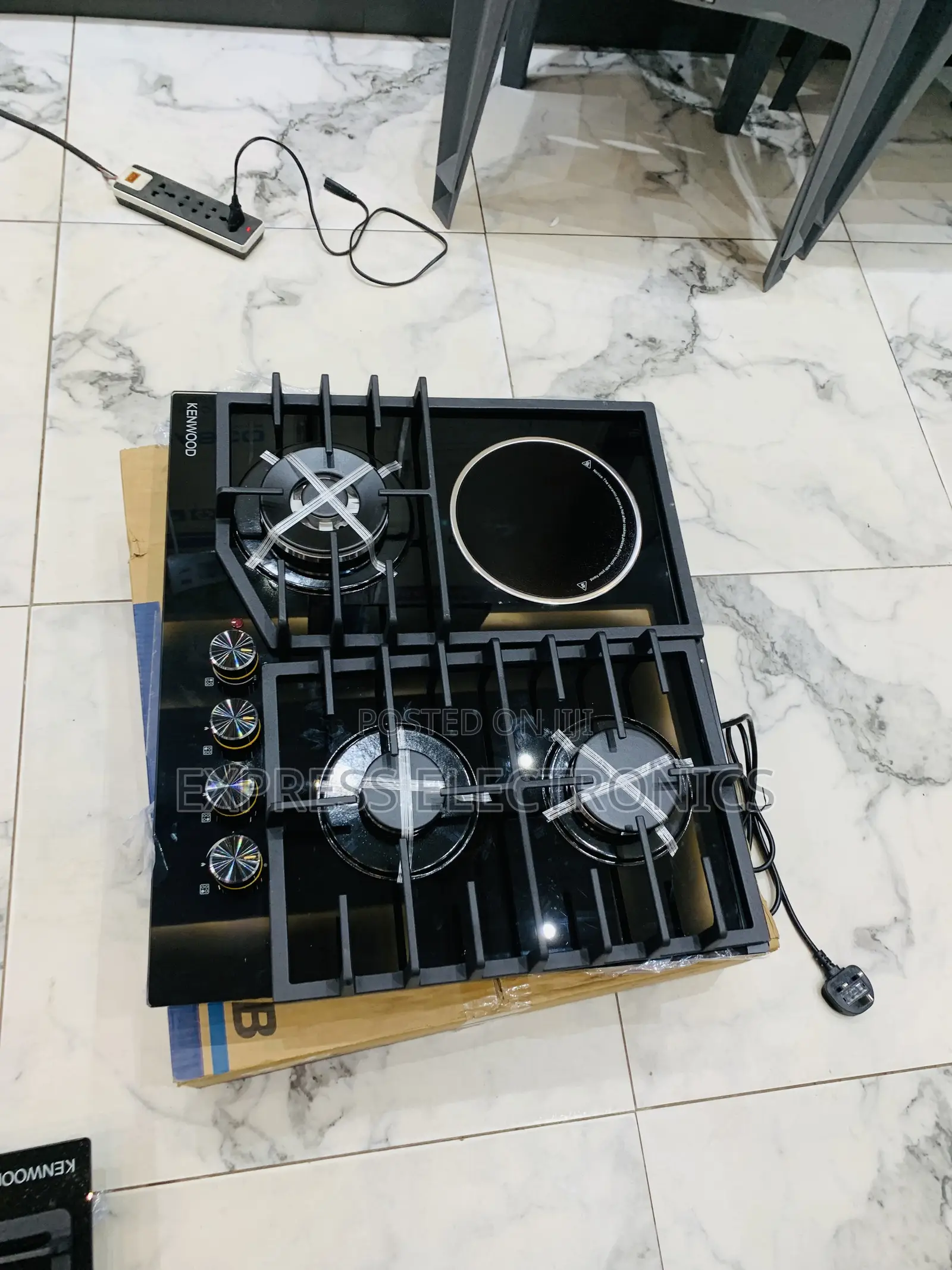 Spectacular Performance Built in Cooker 60Cm 3-1 Stove Black Kenwood