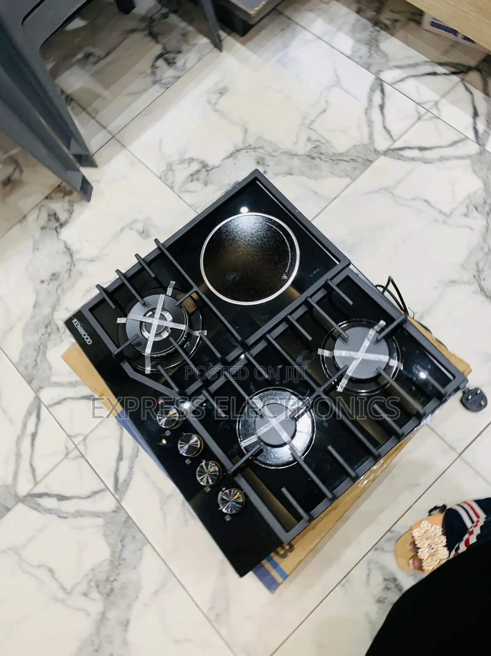 Spectacular Performance Built in Cooker 60Cm 3-1 Stove Black Kenwood