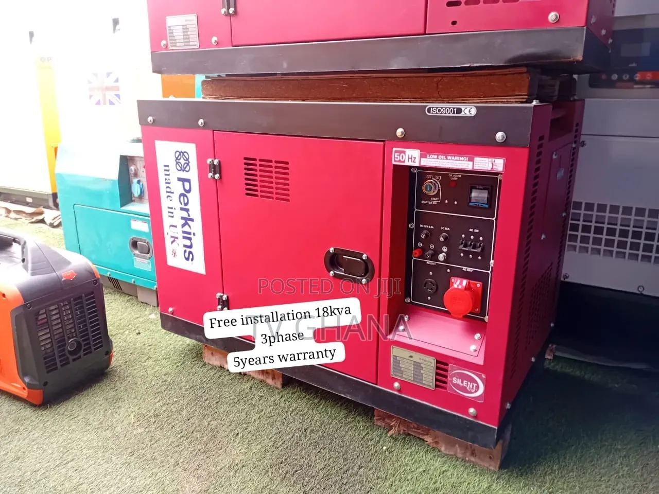 Super Quality Perkins 18KVA 3-Phase Generator for Commercial Use18kva