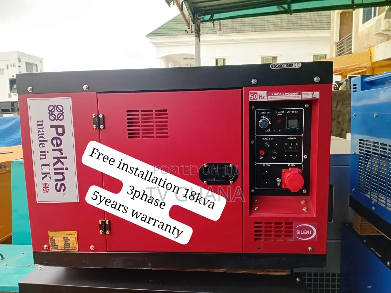 Perkins 18KVA 3-Phase Genset – Dependable Backup Power Solution18kva