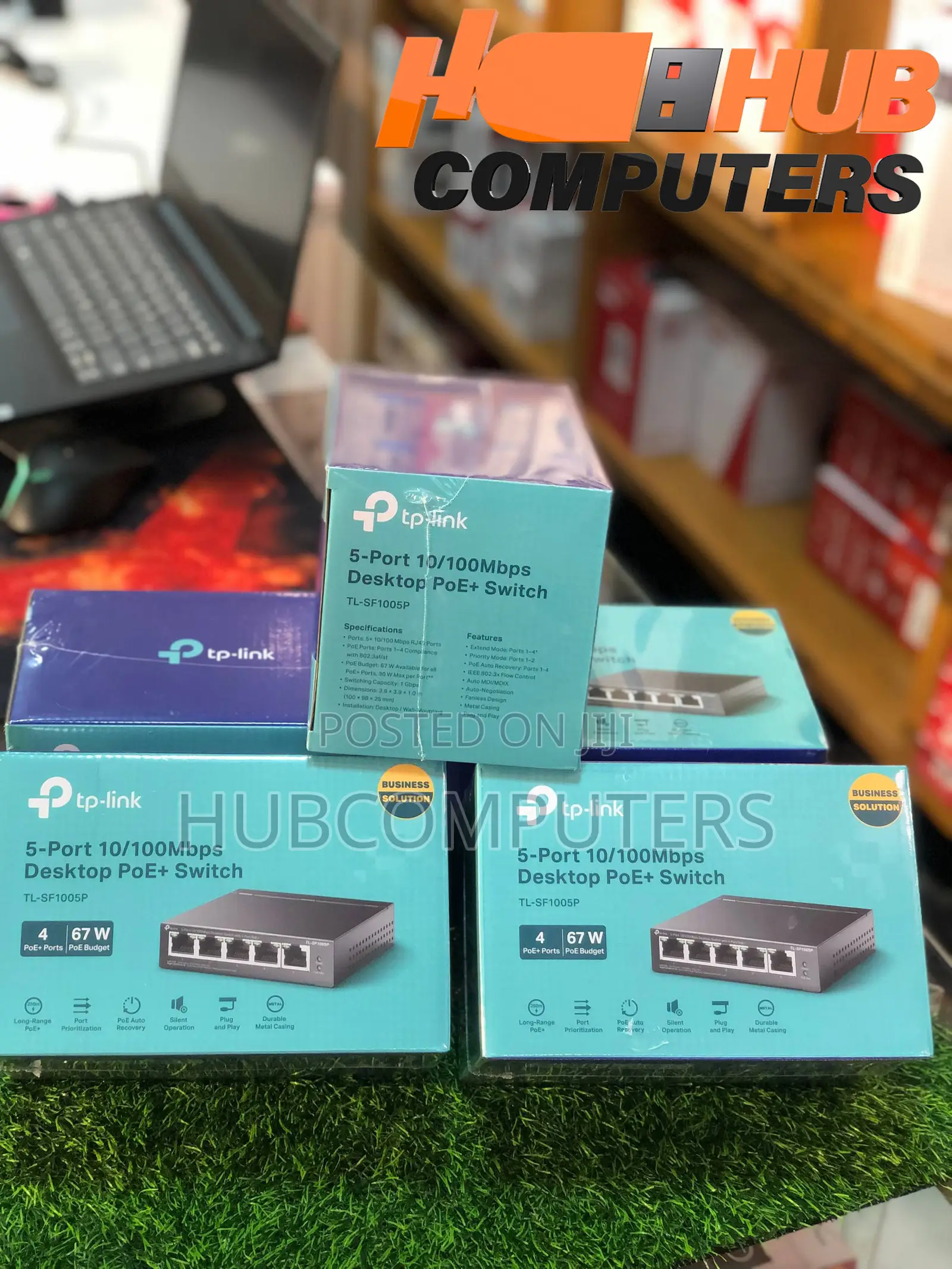 TP-Link TL-SF1005P 5 Port Desktop PoE+ Switch