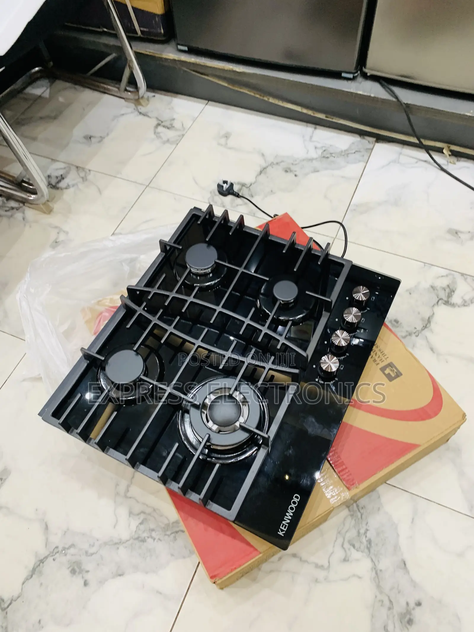 Lovely New Built in All Gas Cooker 60Cm 4burner Black