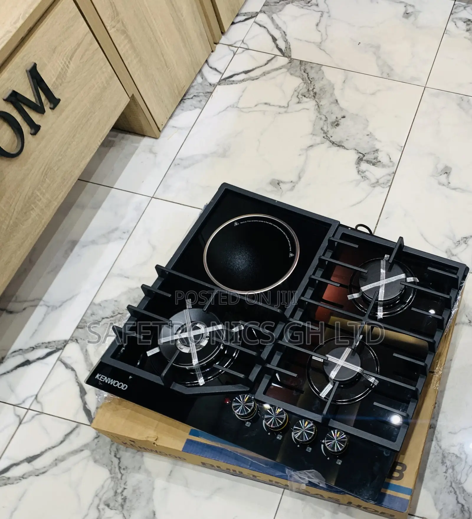 Kenwood Easy Cooking 60cm Inbuilt 1 Electric 3 Gas Hob