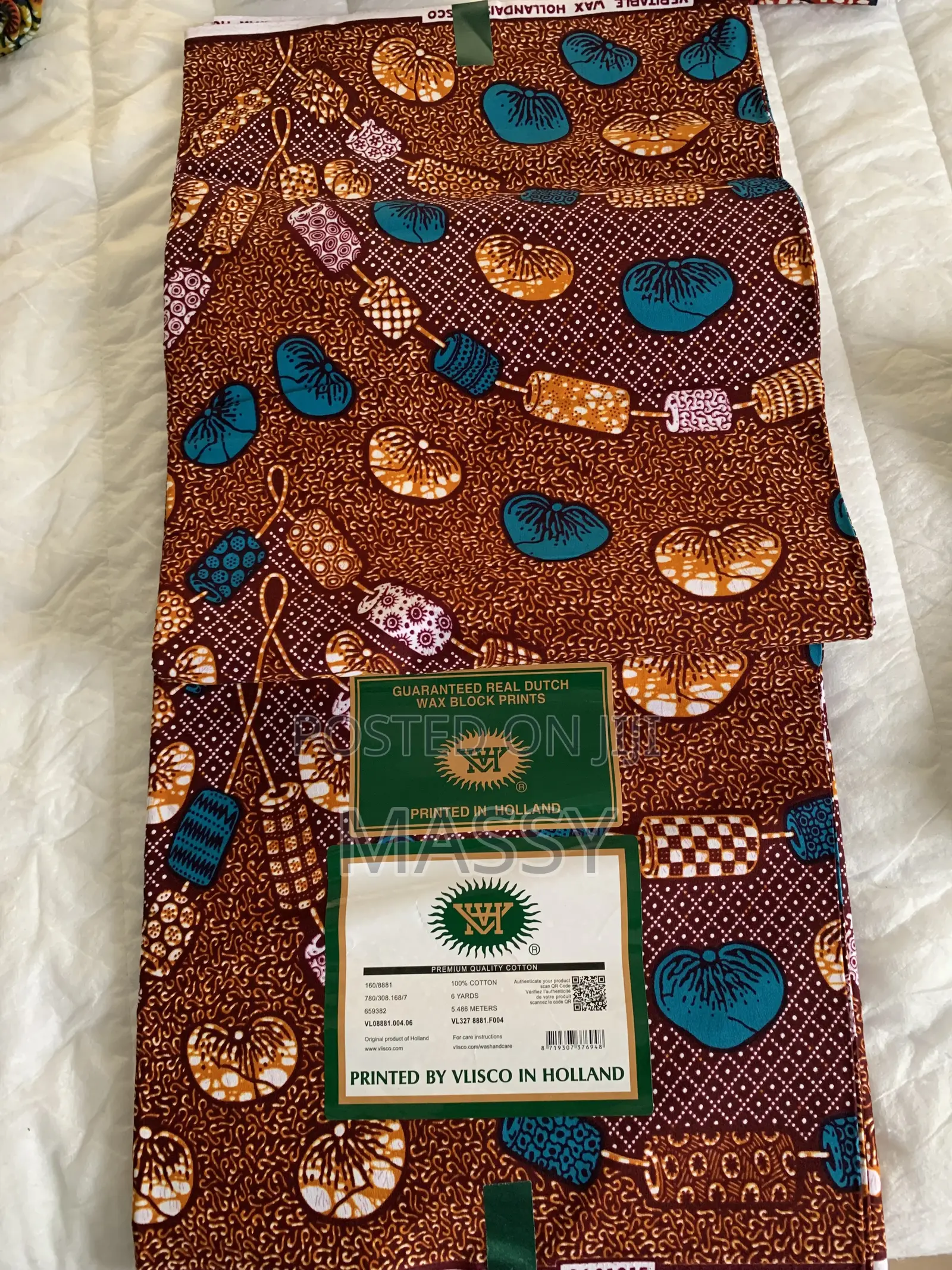 Original Holland Wax Fabric From Europe