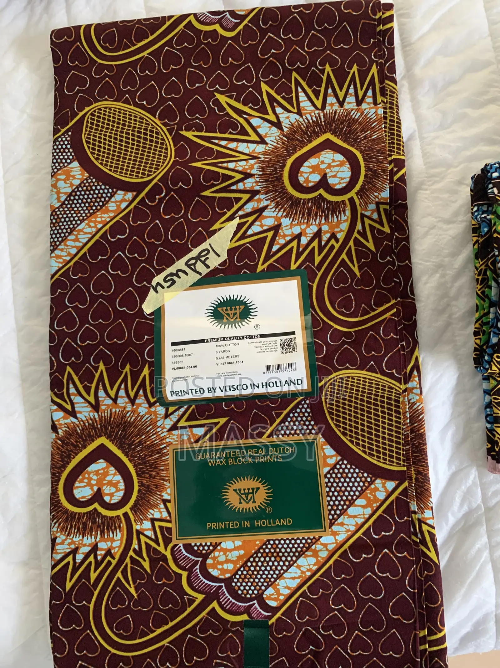 Original Holland Wax Fabric From Europe