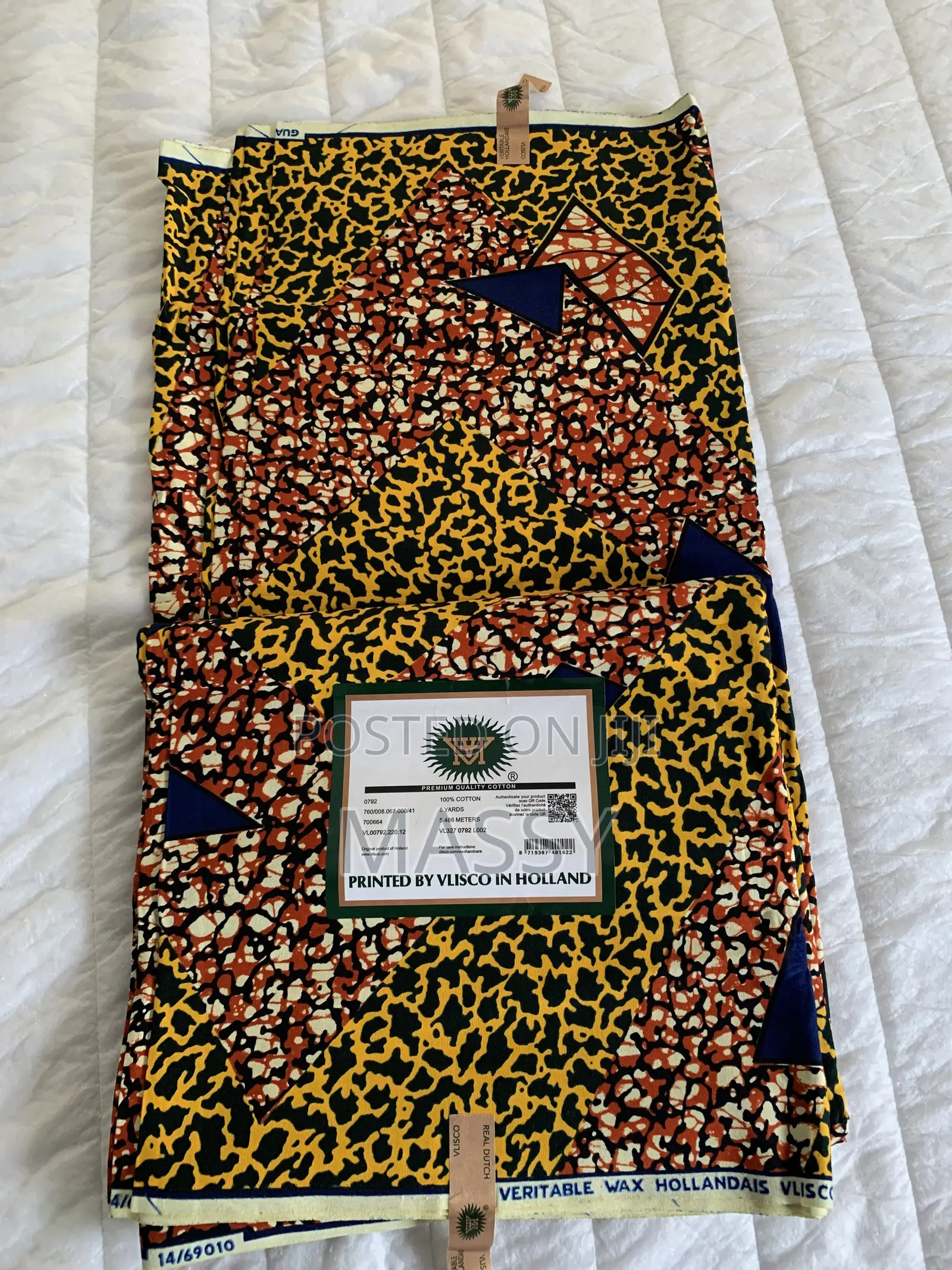 Original Holland Wax Fabric From Europe