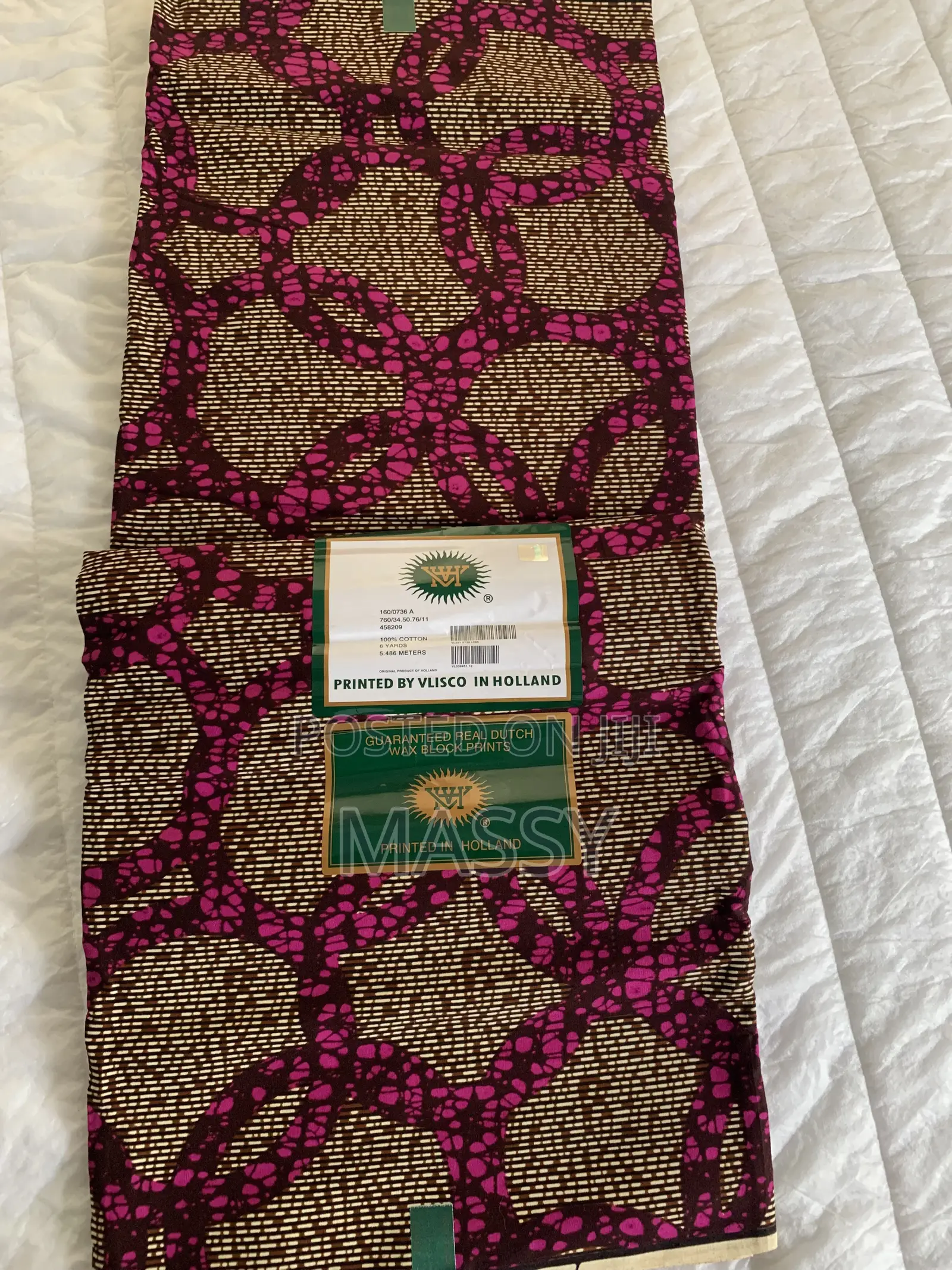 Original Holland Wax Fabric From Europe