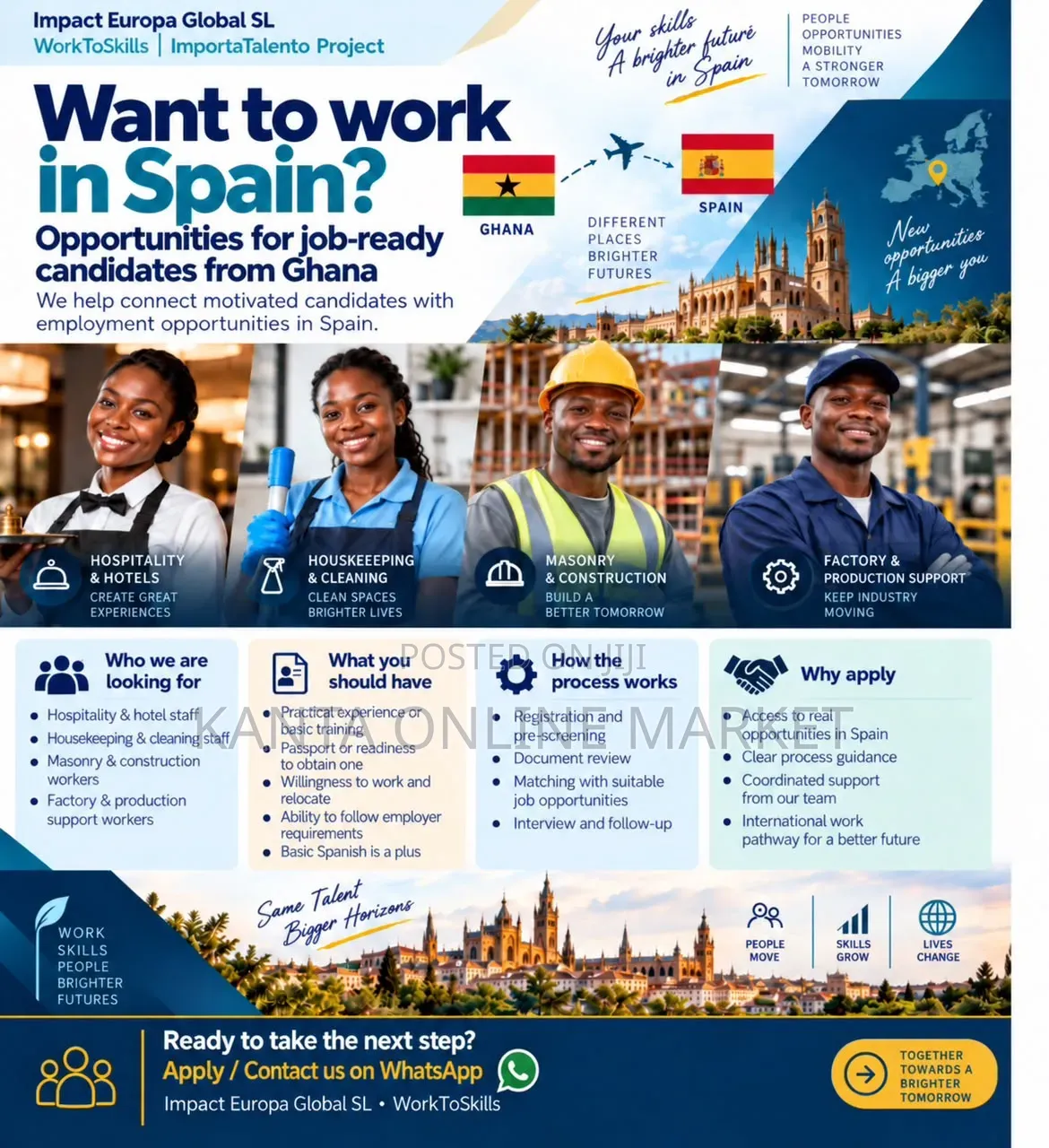 Work in Spain