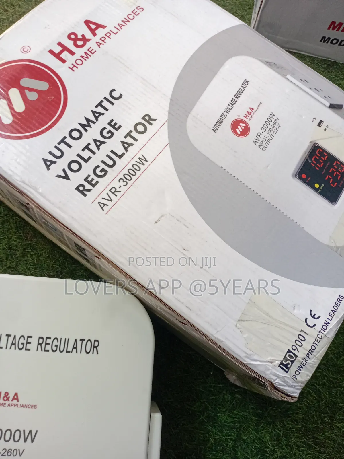 H&A 3000W Voltage Regulator for TVs and Refrigerators