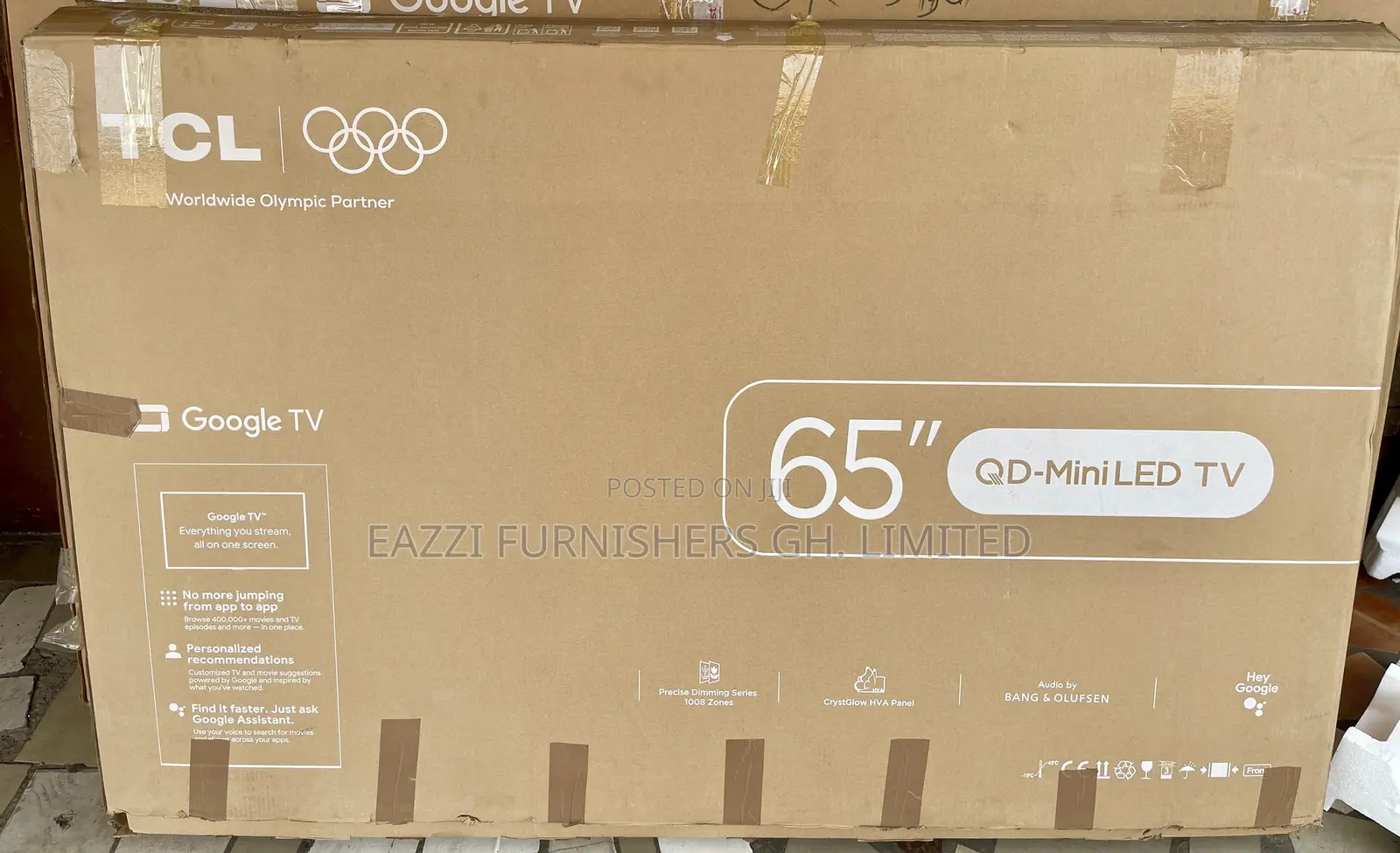 The TCL 65 Inch TV MINI LED PREMIUM QLED 65C7k Smart 4k Uhd HDR 144 Hz