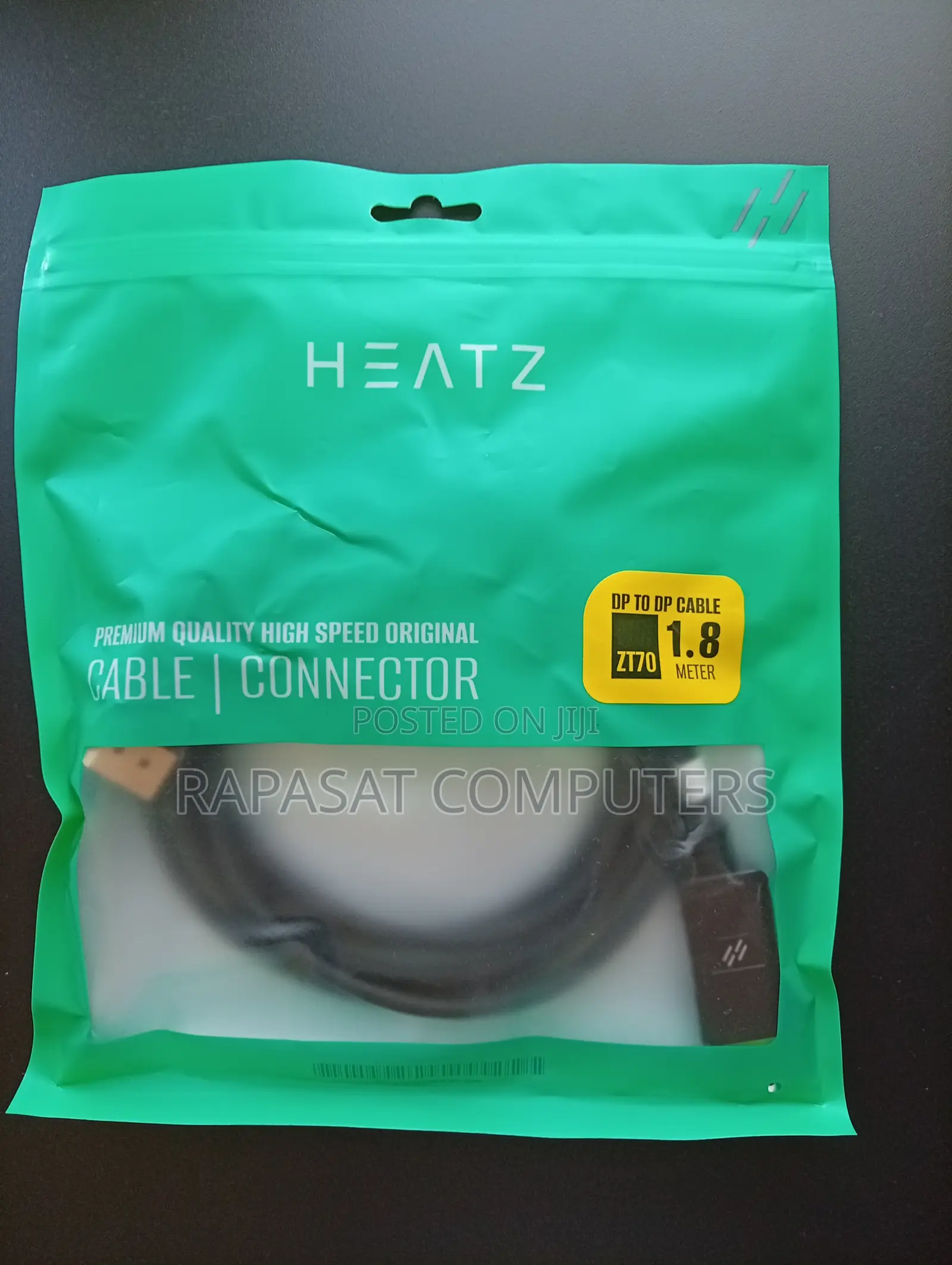 Heatz Dp Male to Dp Male 1.8m Zt70