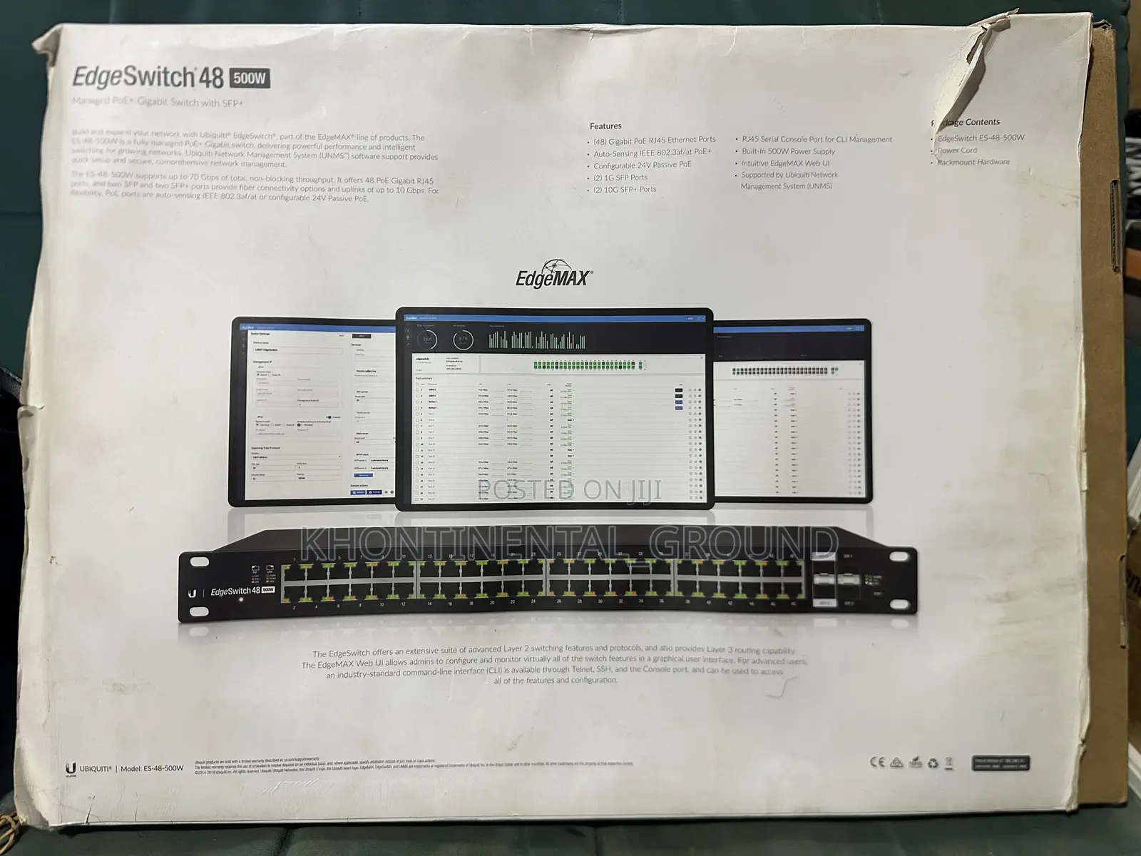 Ubiquiti EdgeMAX Switch.