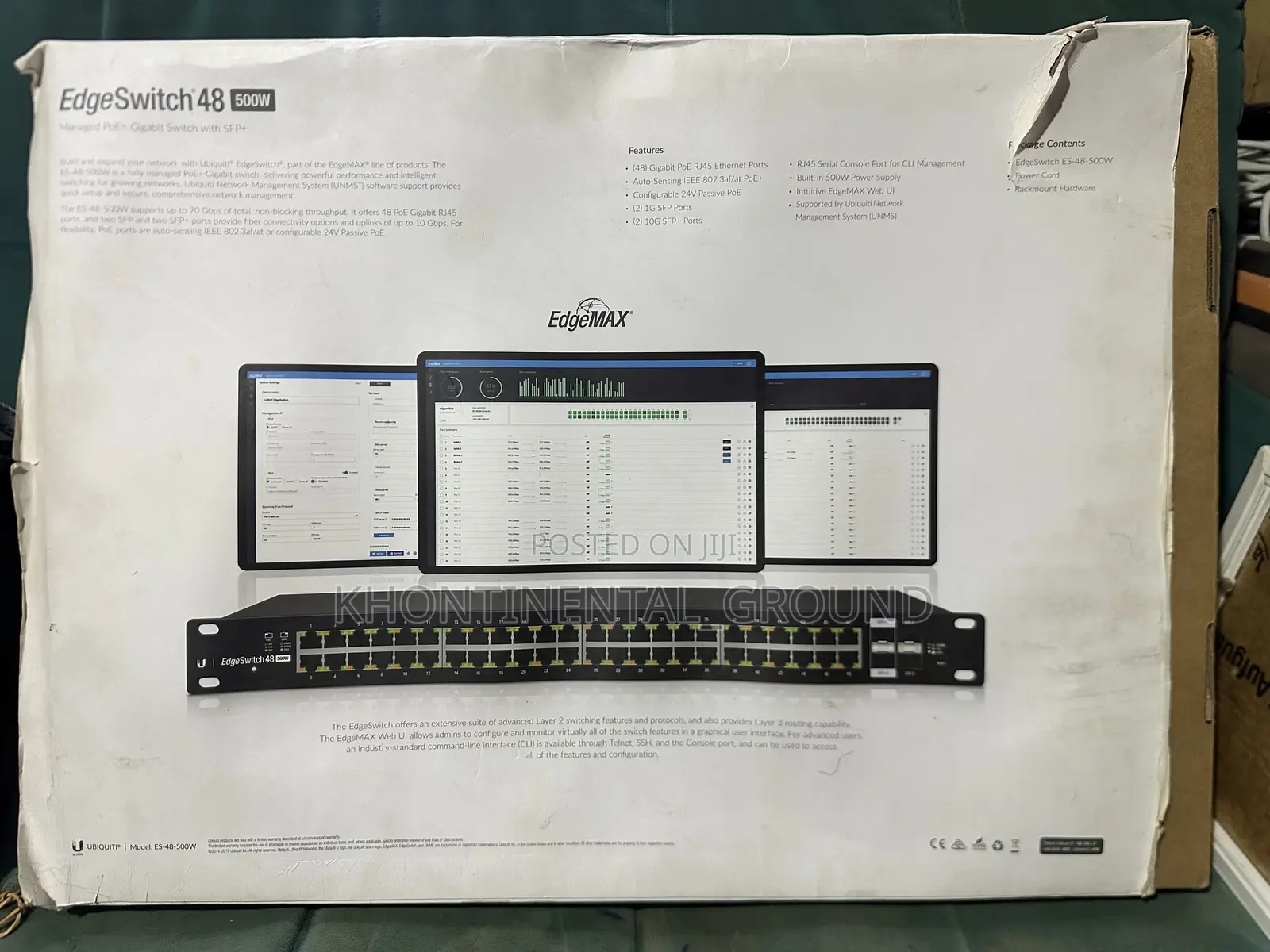 Ubiquiti EdgeMAX Switch.