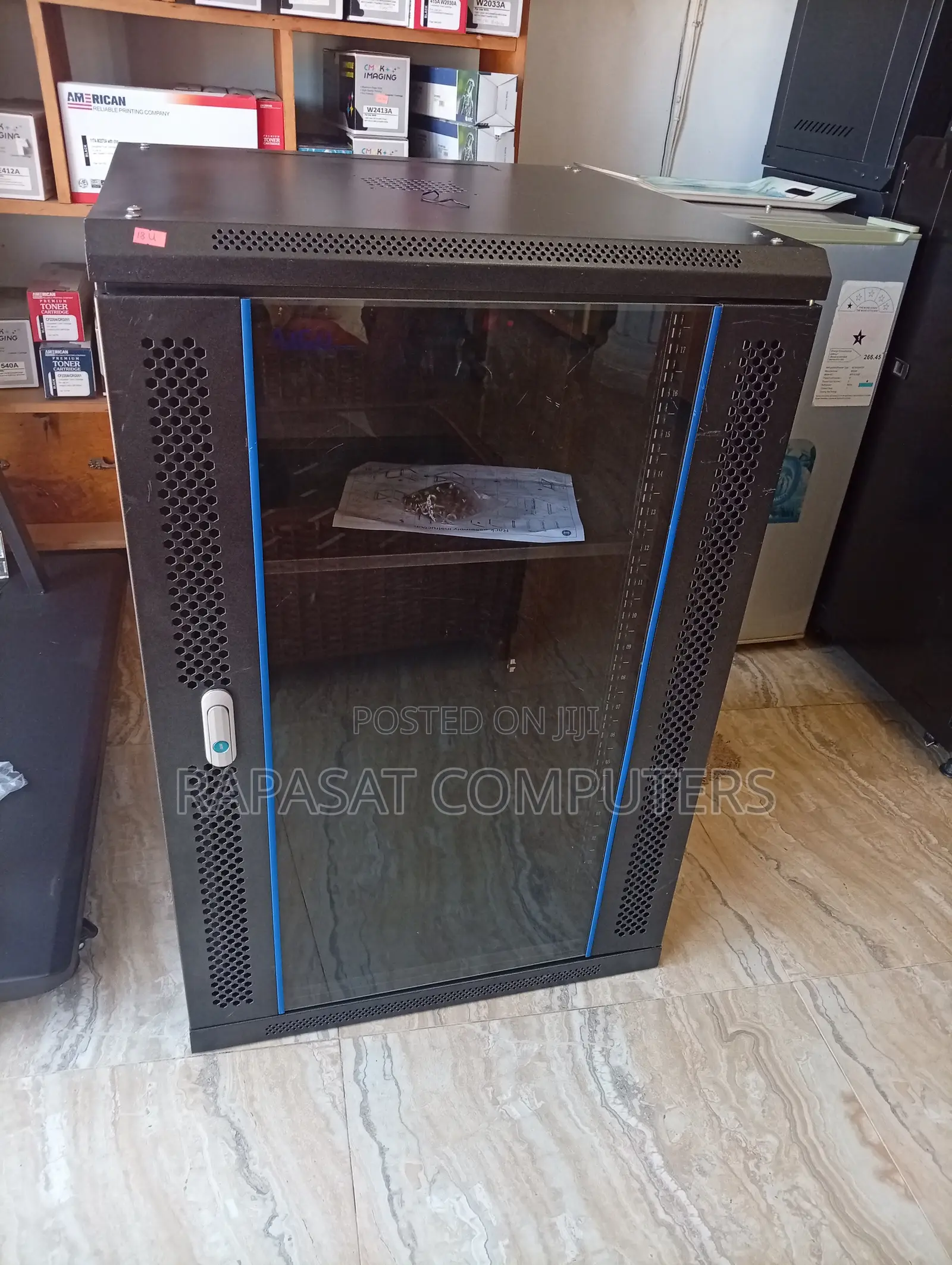 Aico 18u Rack With Fan,pdu & Tray