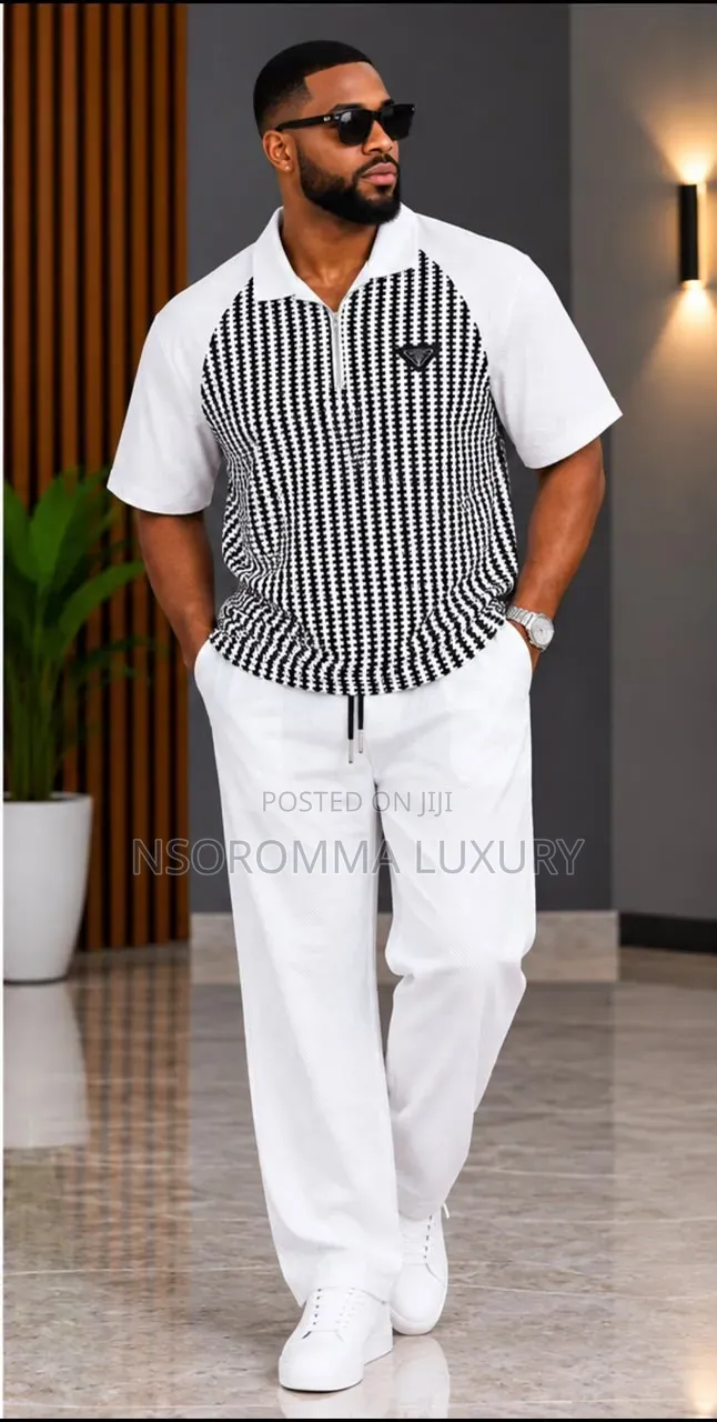 Black and White Kaftan
