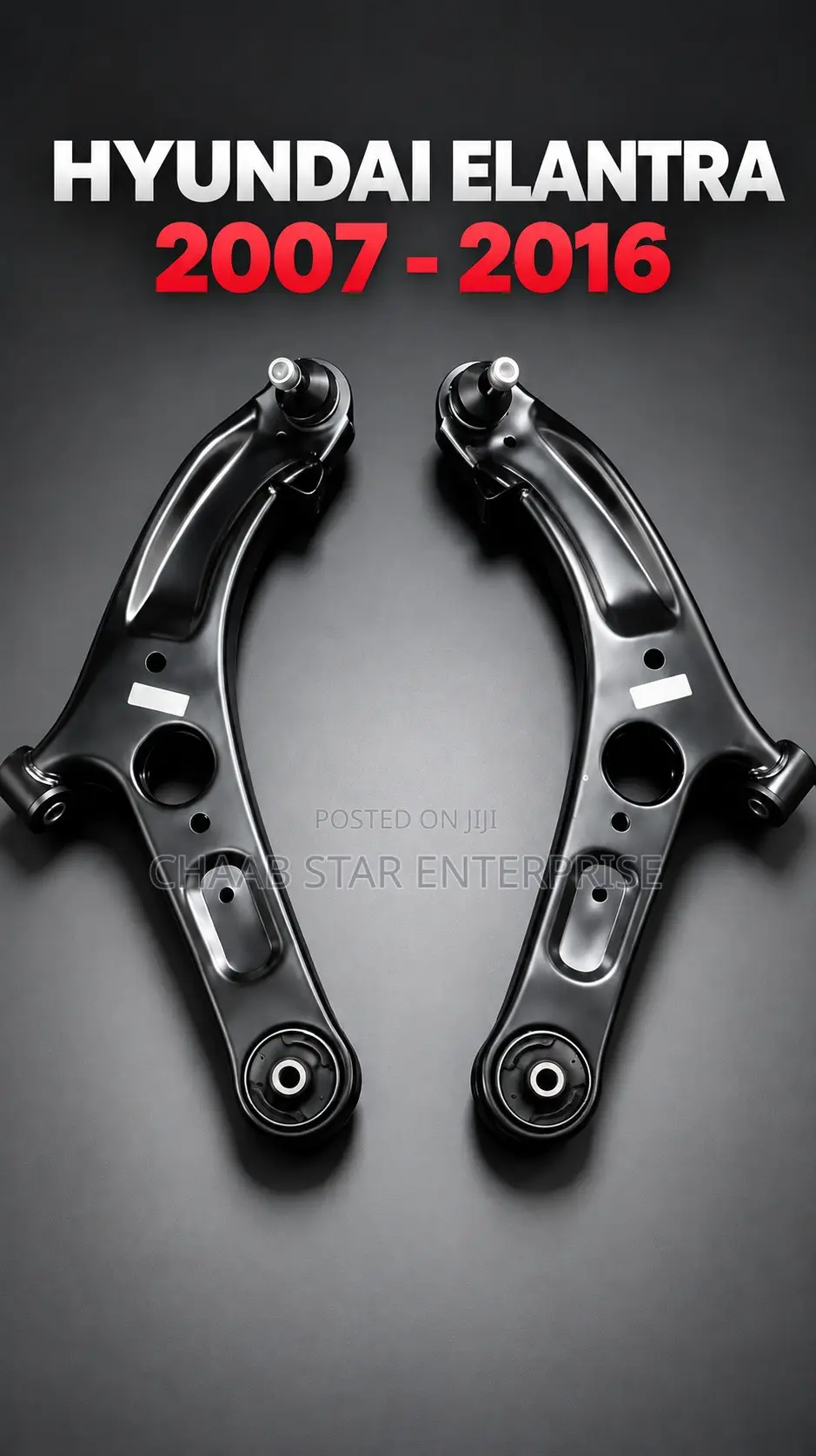 Hyundai Elantra 2007-2016 Lower Control Arms Pair