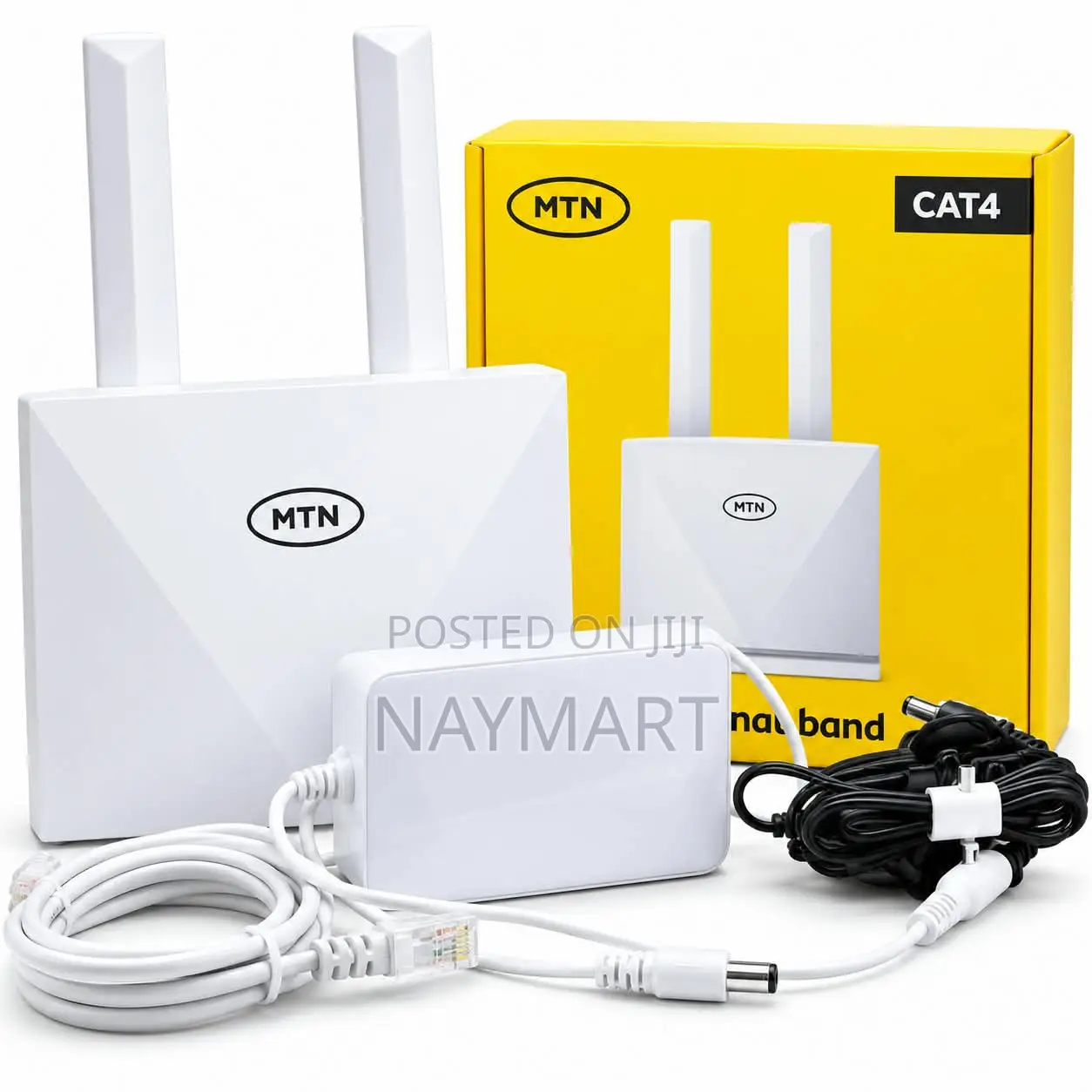 MTN Universal 4G Router + Backup Battery for MTN, Vodafone,Airtel