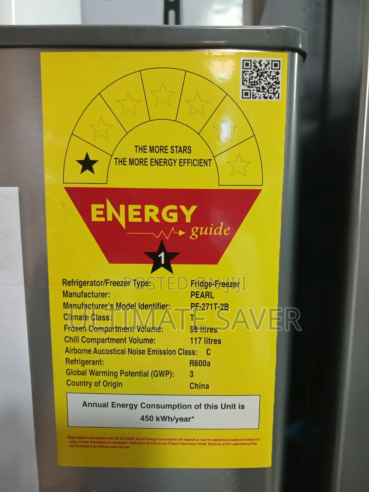 Refrigerator 251L Pearl