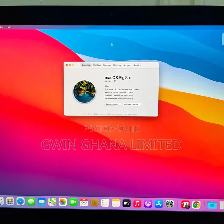 Desktop Computer Apple iMac 16GB Intel Core i5 SSD 256GB