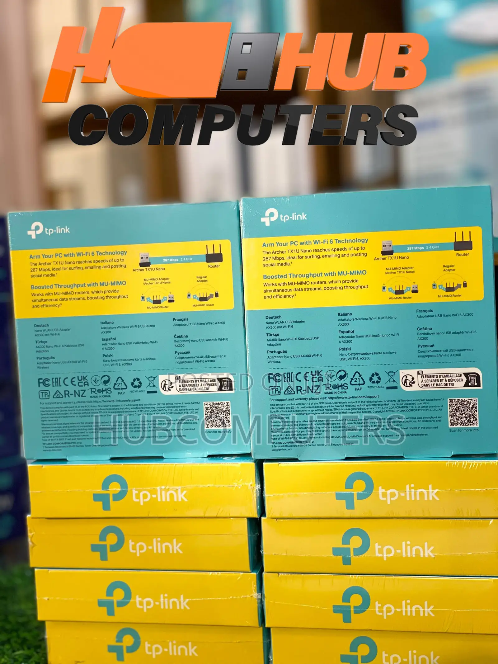 TP-Link Archer TX1U Nano AX300 Nano Wi-Fi 6 Wireless USB Adapter
