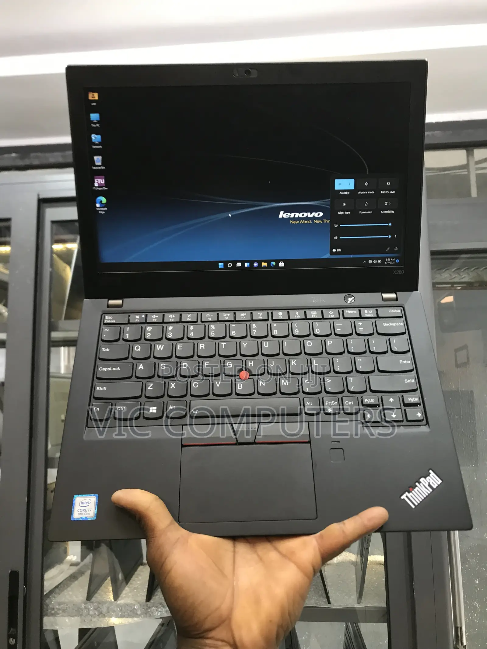 Laptop Lenovo ThinkPad X280 16GB Intel Core i7 SSD 512GB