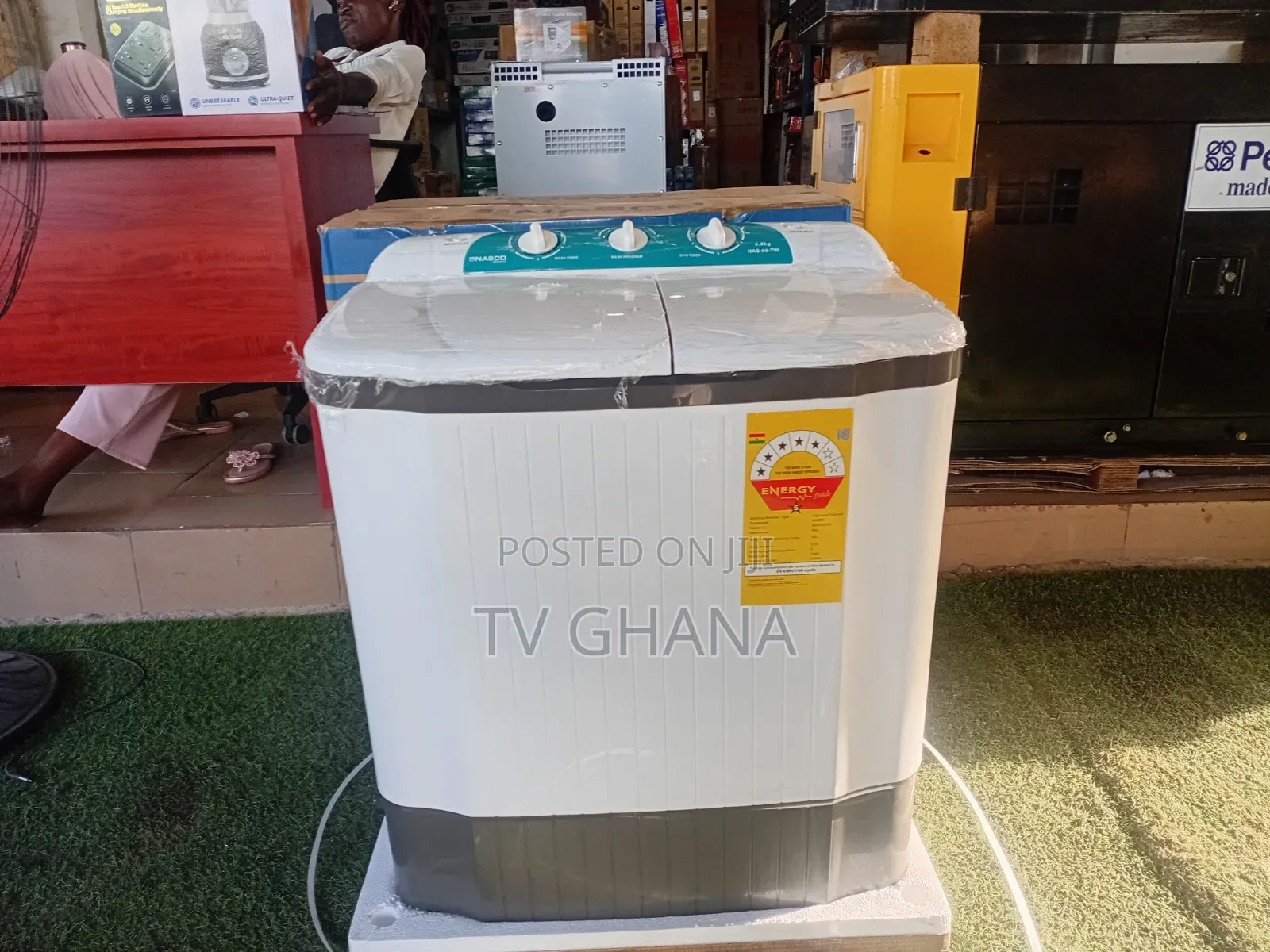 Upgrade Your Laundry Experience With Nasco 5KG Washing Machine5kg
