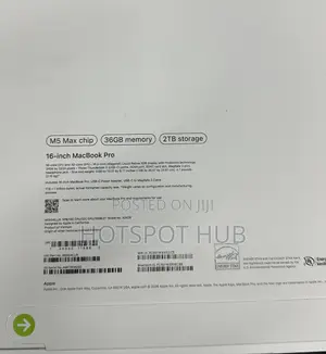 New Laptop Apple MacBook Pro 2026 M5 Pro 36GB Apple M5 Pro SSD 2T