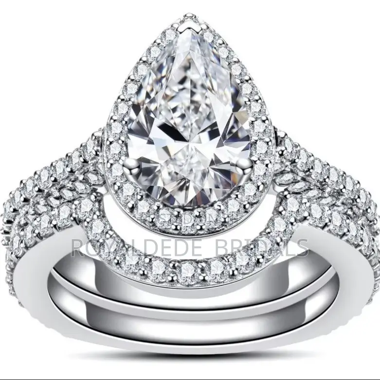 S925 Rings With Cz Stones and Moissanite Stones