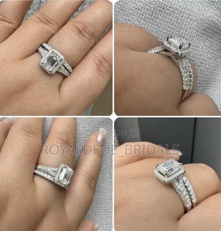 S925 Rings With Cz Stones and Moissanite Stones