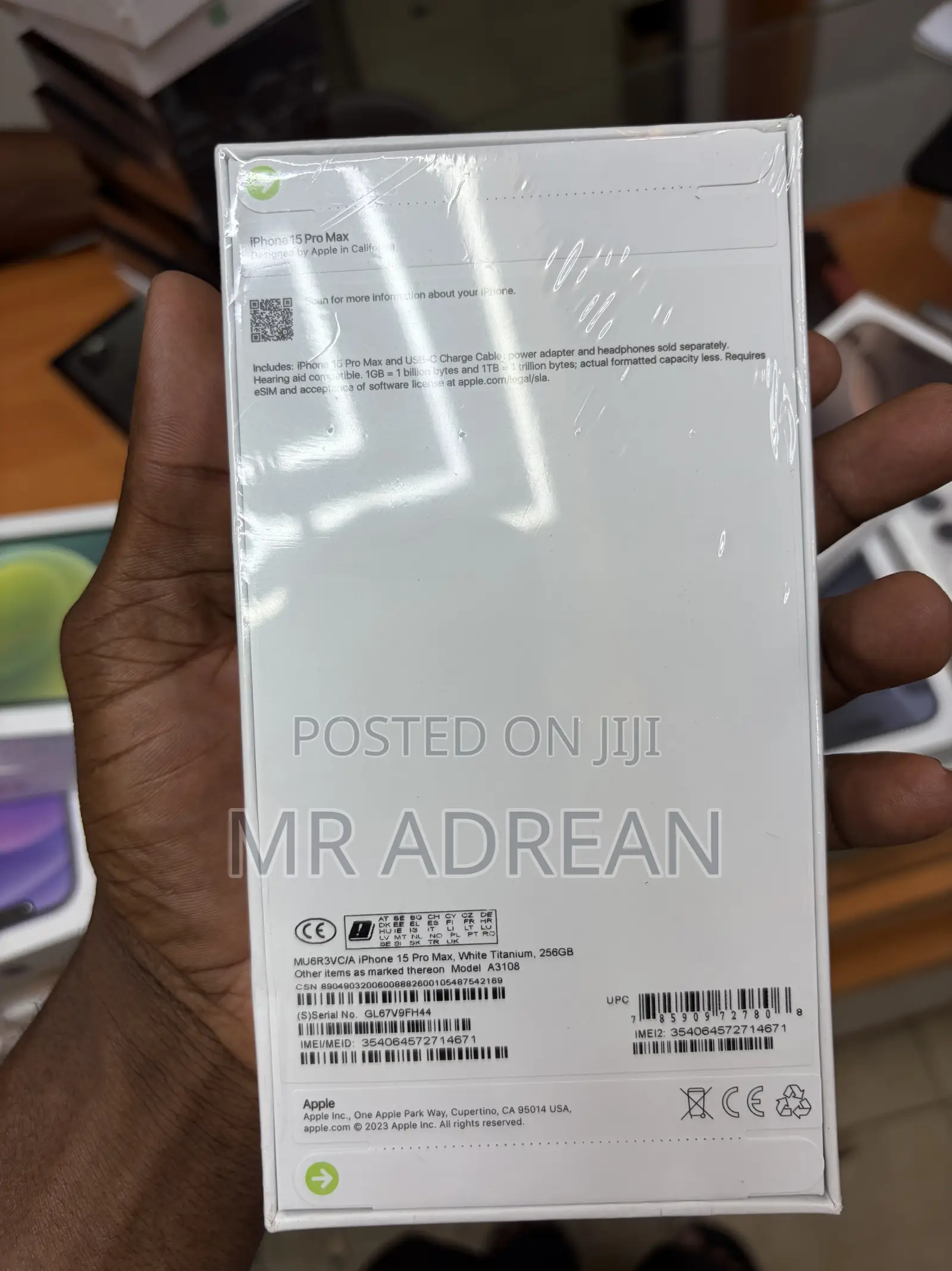 Apple iPhone 15 Pro Max 256 GB Silver