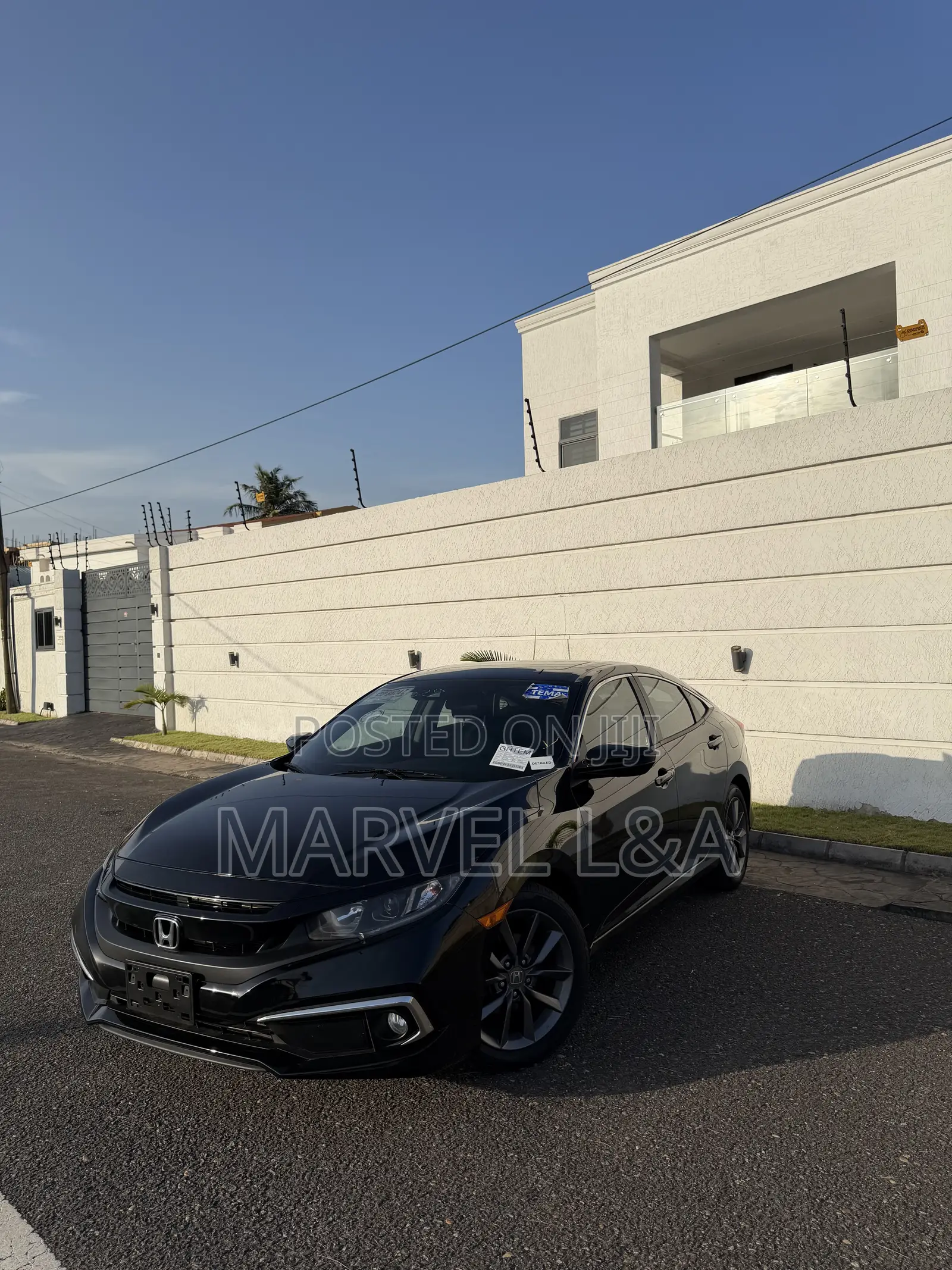 Honda Civic EX Sedan 2019 Black