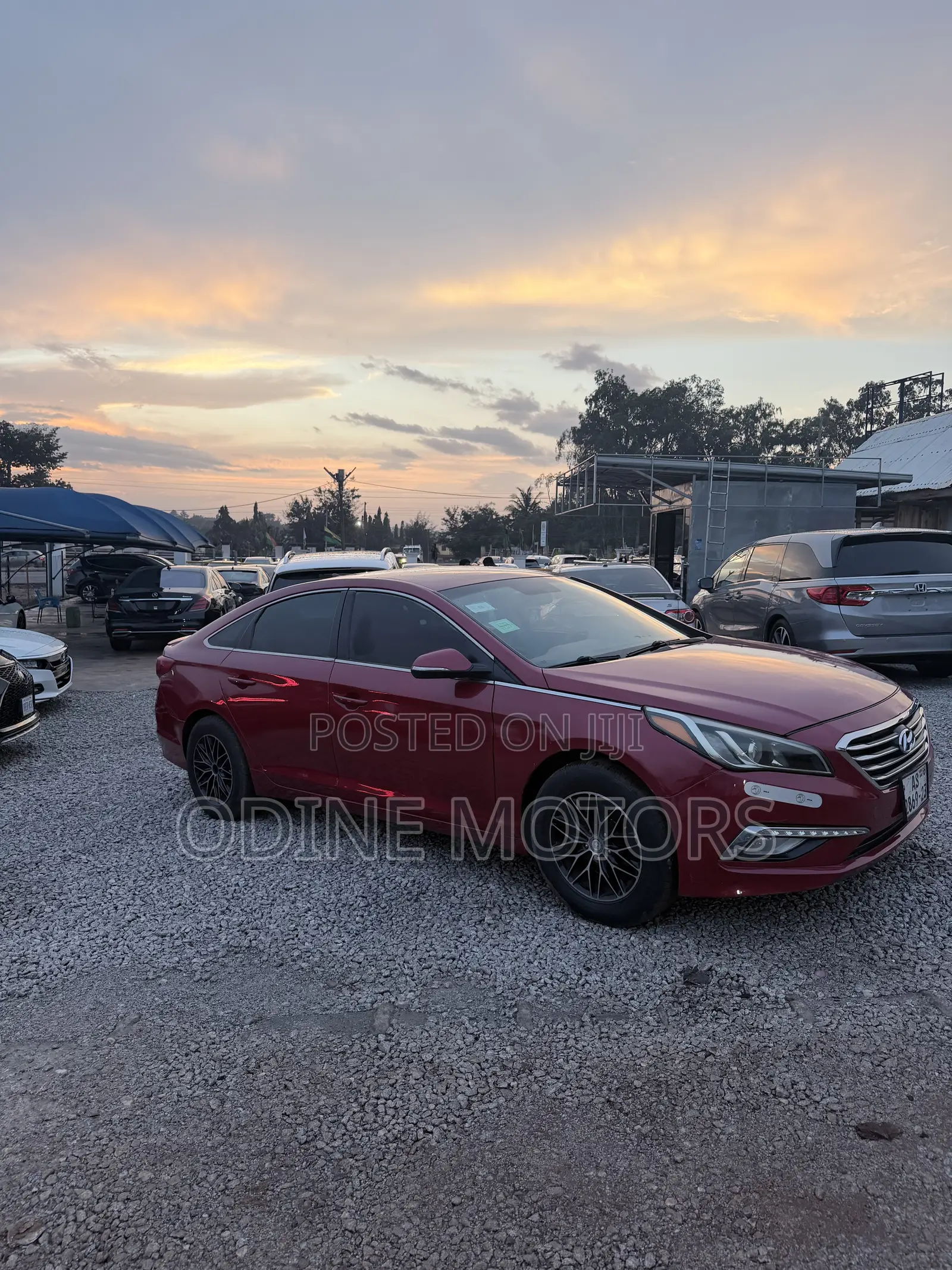 Hyundai Sonata ECO Sedan FWD (1.6L 4cyl 7A) 2017 Red