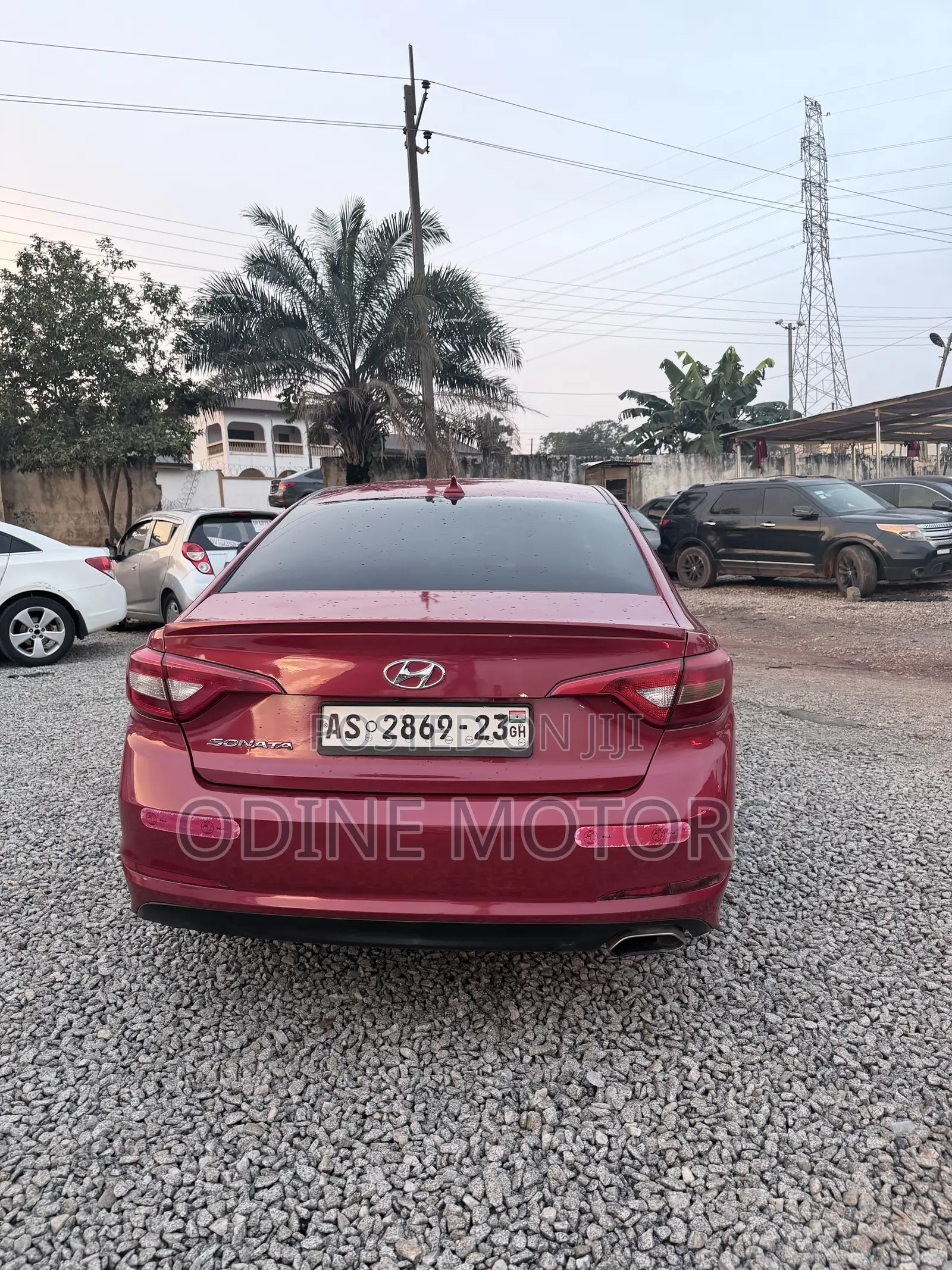 Hyundai Sonata ECO Sedan FWD (1.6L 4cyl 7A) 2017 Red