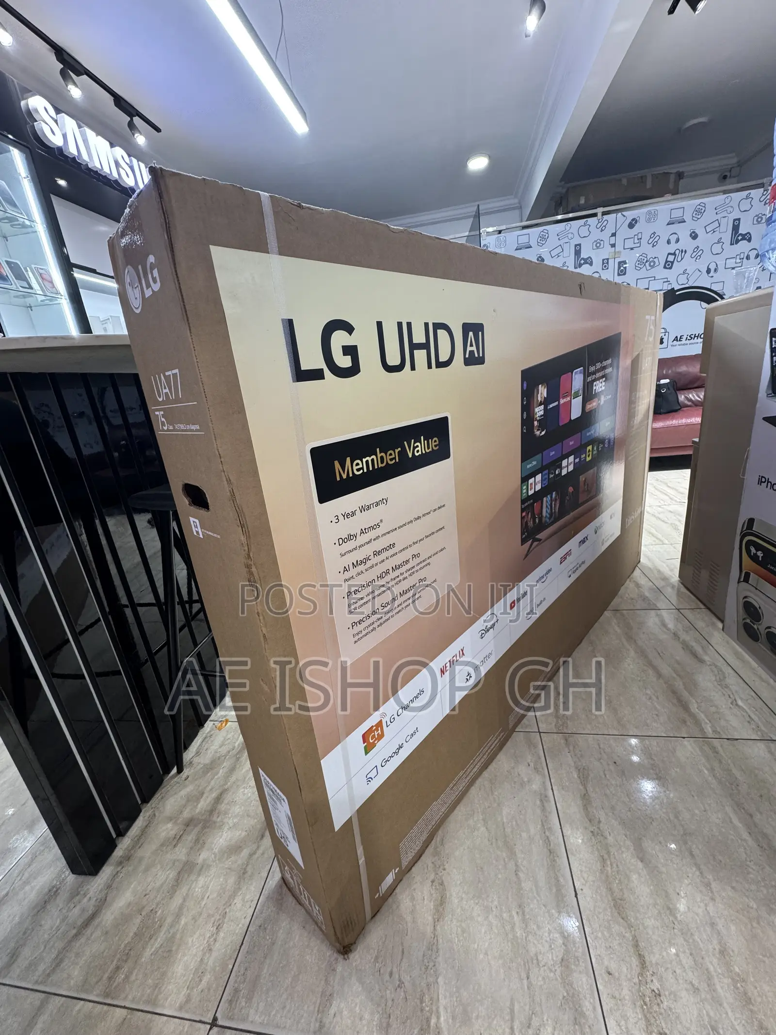 l.g Ua77 75”