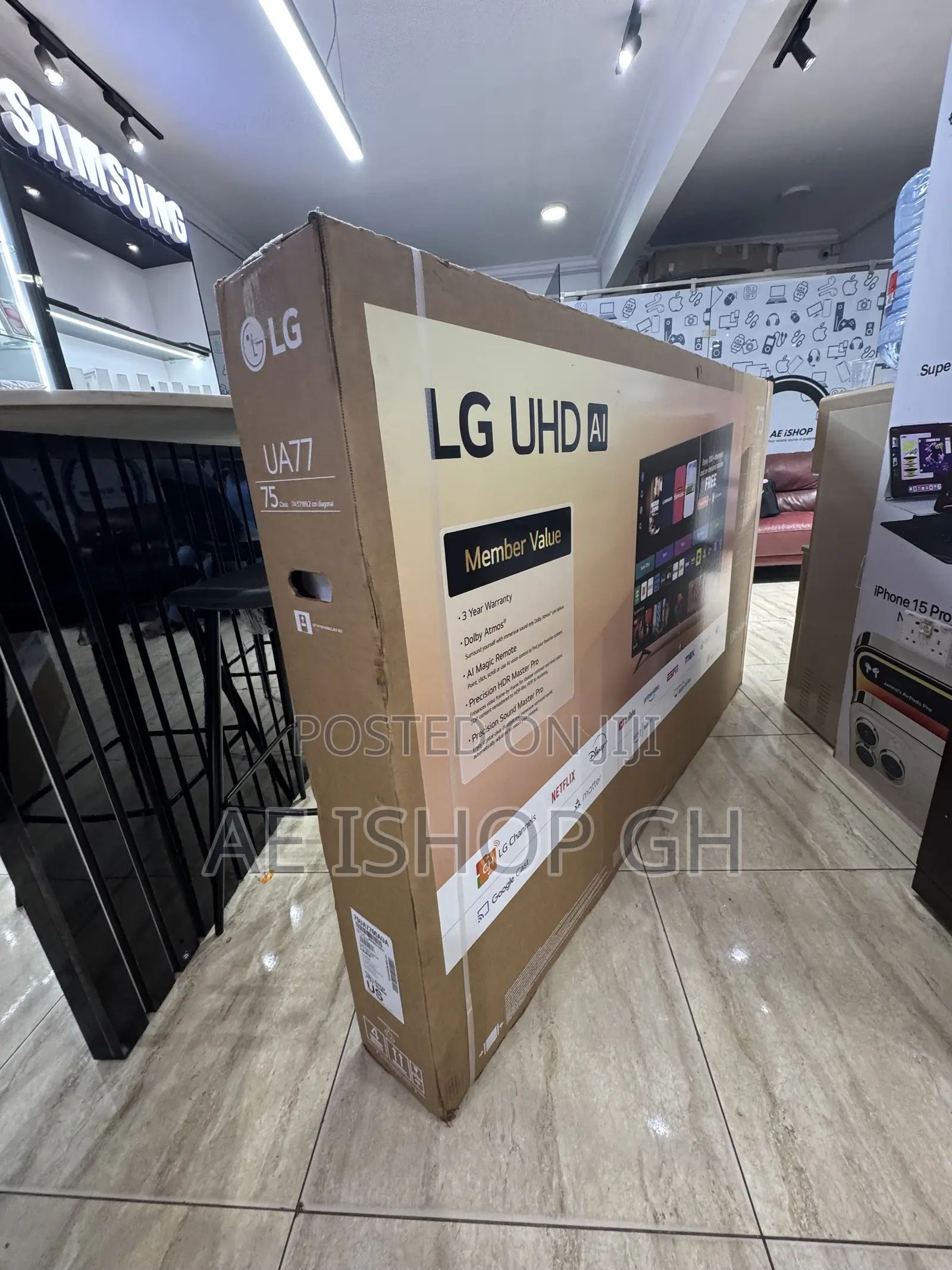 l.g Ua77 75”