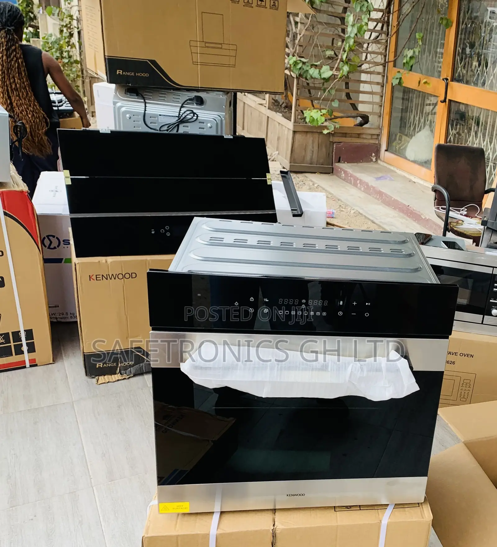 Affordable Inbuilt OvenPro Black Electric Kenwood Oven