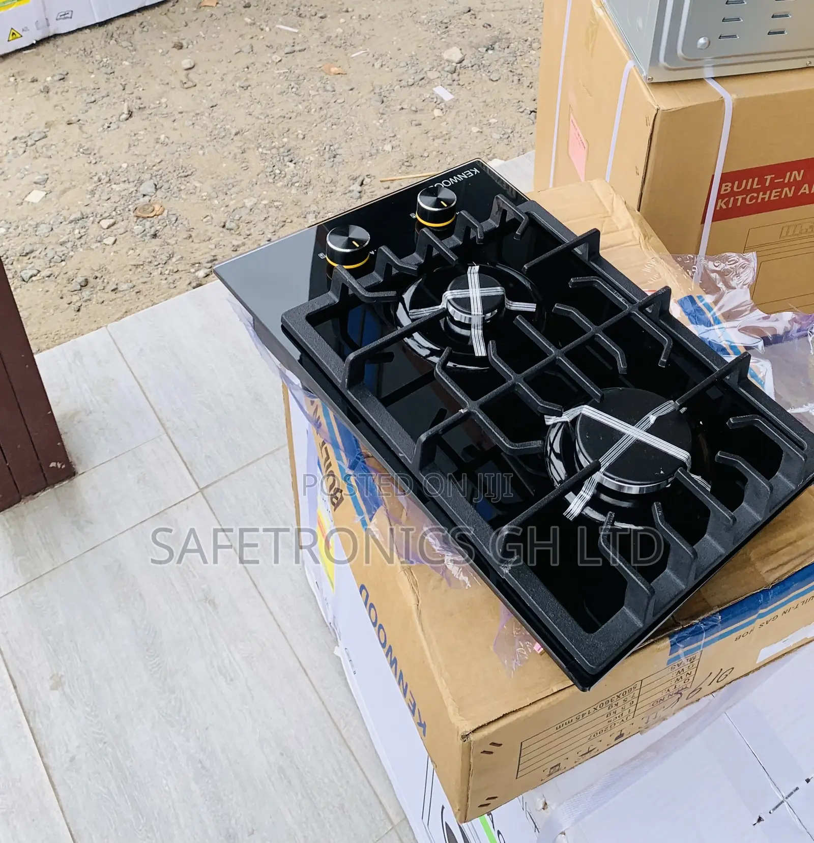 Shop Black Inbuilt 60cm Kenwood 2 Burner Hob
