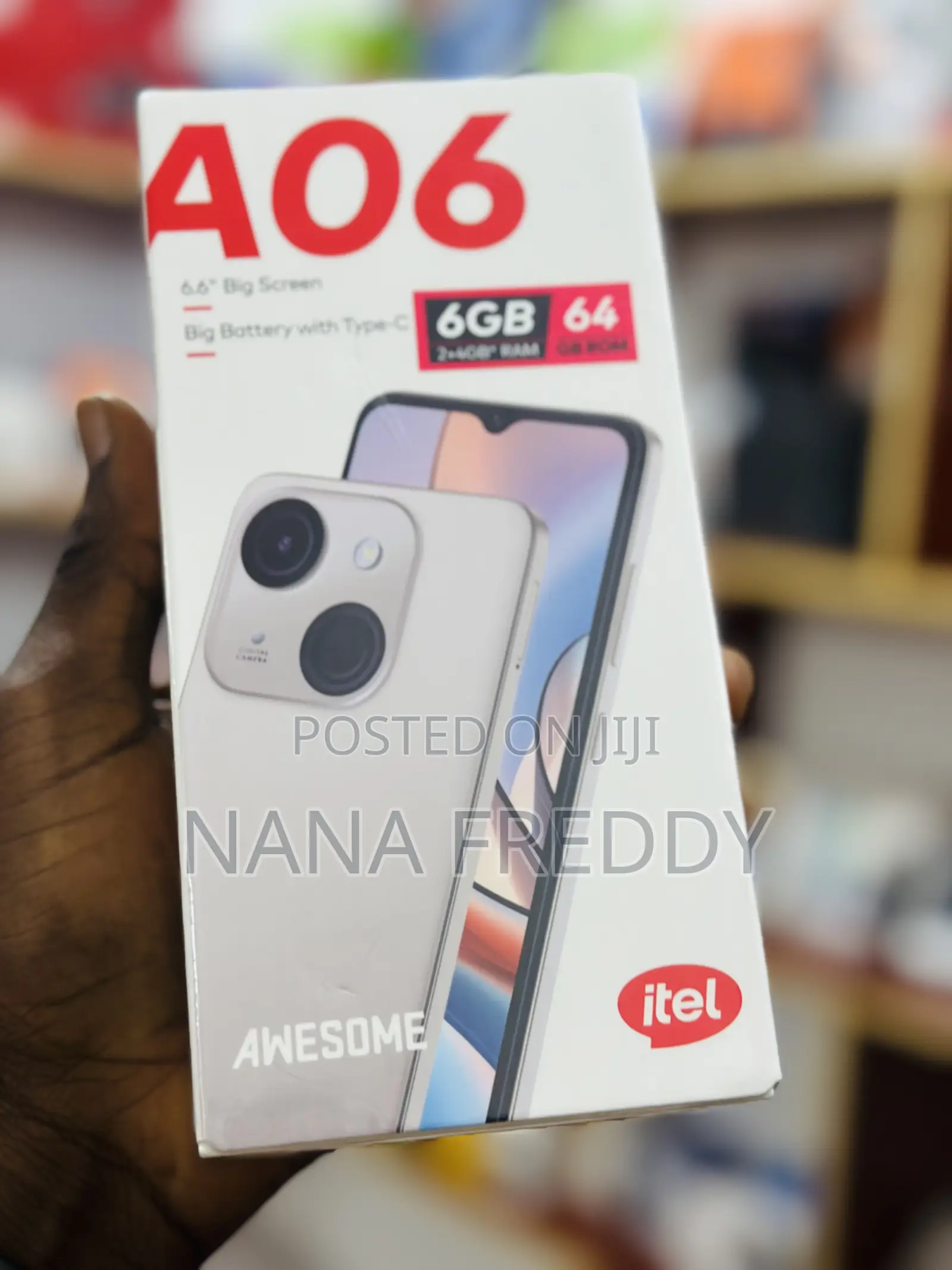 New Itel A06 64 GB Gold