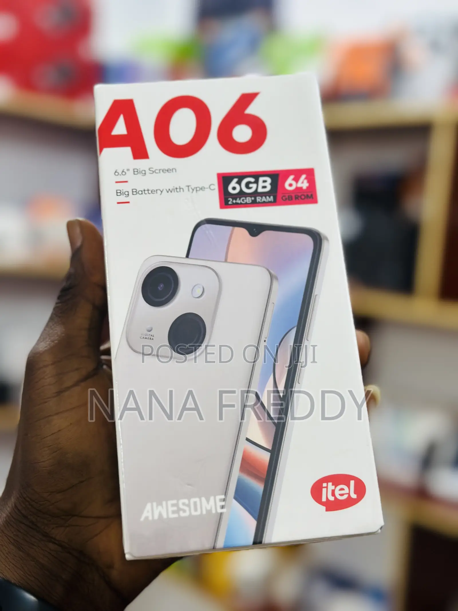New Itel A06 64 GB Gold